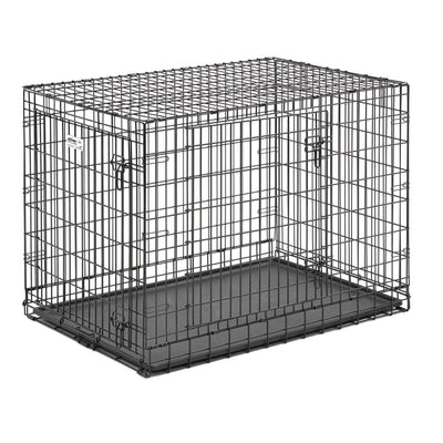 MidWest Homes for Pets 42 Inch Ultima Pro Double Door Dog Crate Cage Kennel