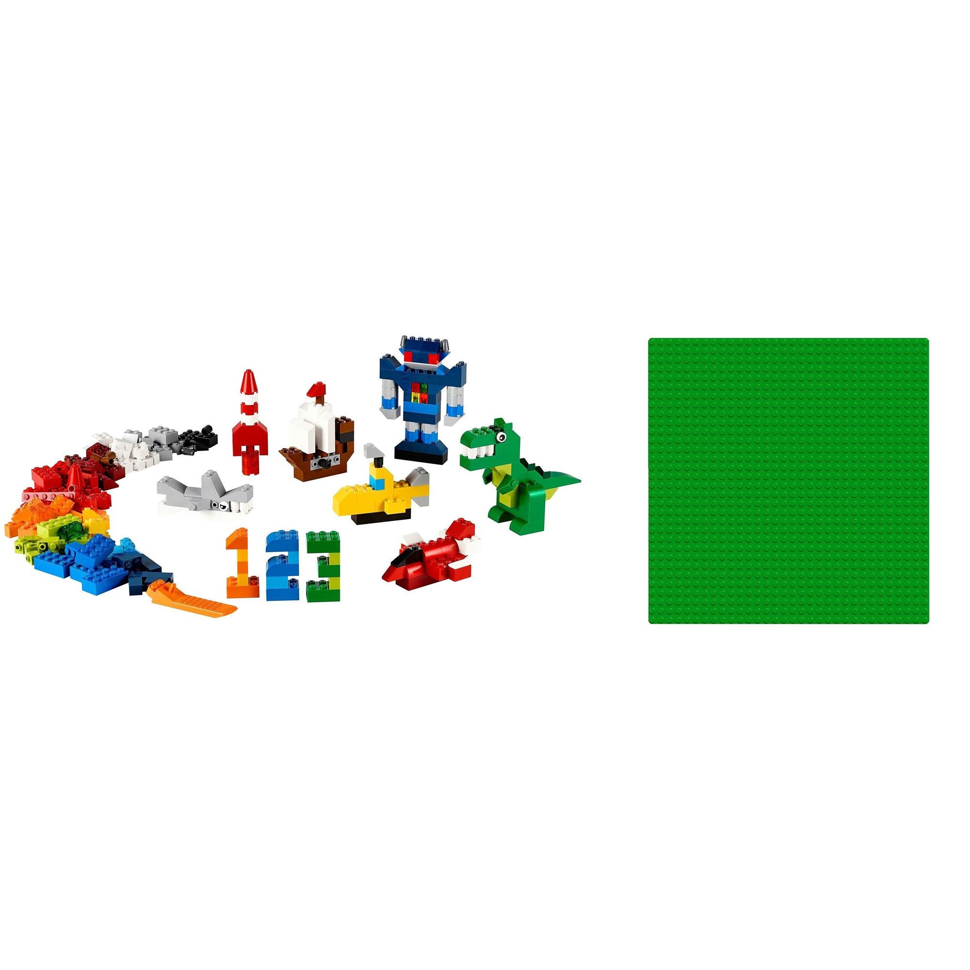 LEGO Classic 303 Piece Creative Supplement + Stud Building Base Plate Platform