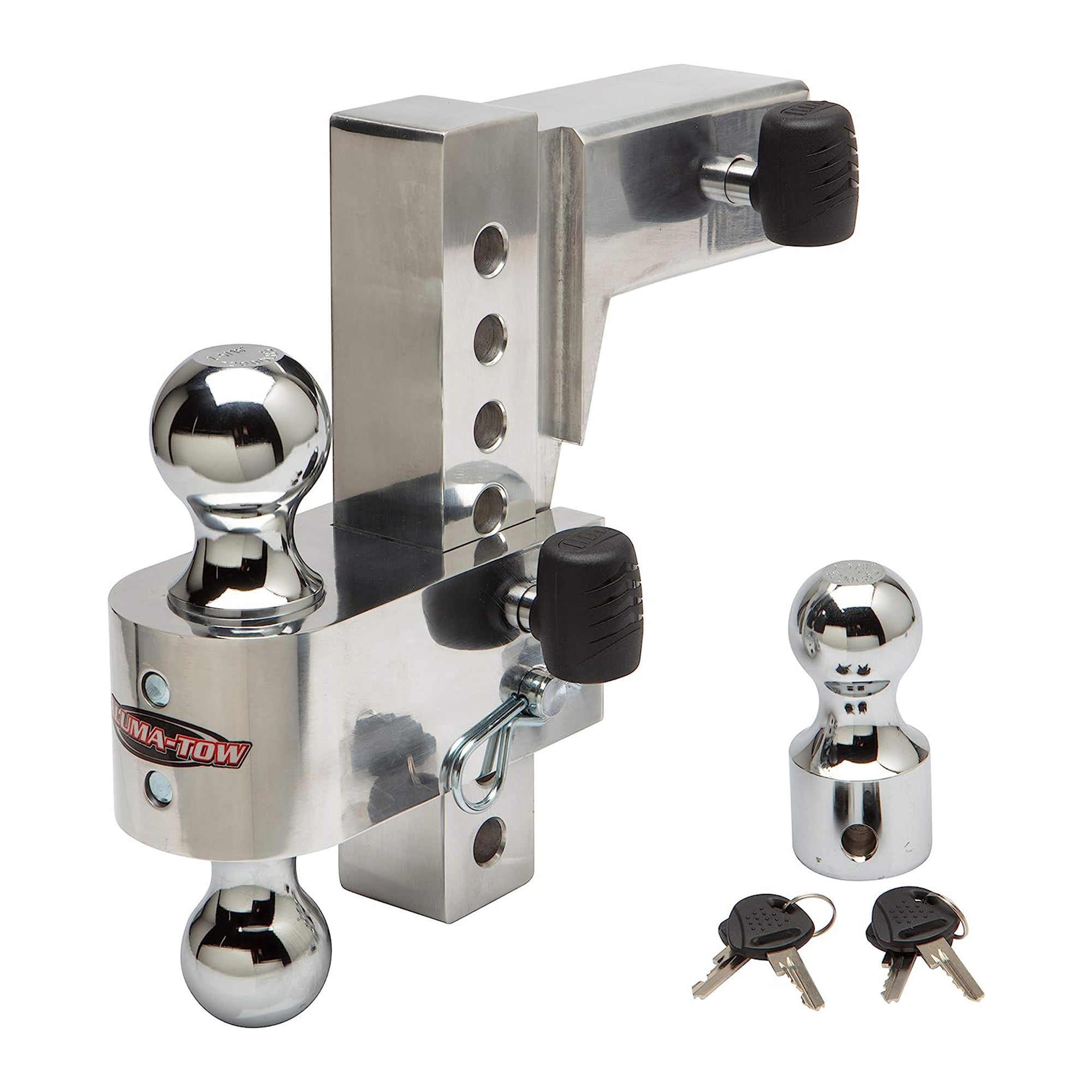 Uriah Products Adjustable Aluminum Hitch Mount HD with 8" Rise & Drop (Open Box) - VMInnovations