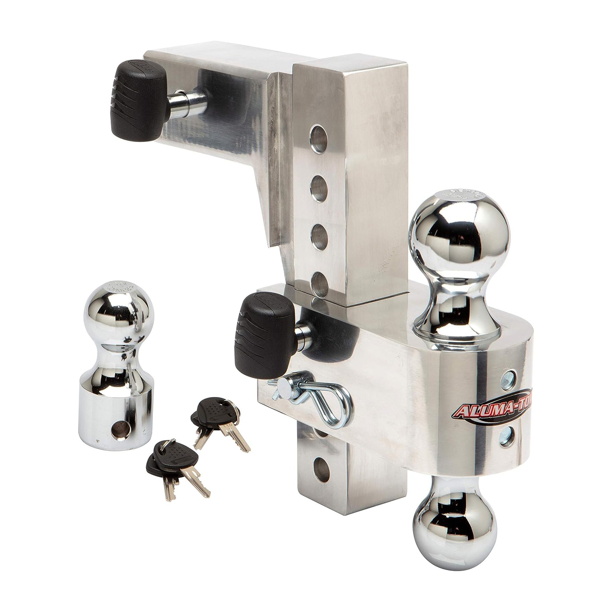 Uriah Products Adjustable Aluminum Hitch Mount HD with 8" Rise & Drop (Open Box) - VMInnovations