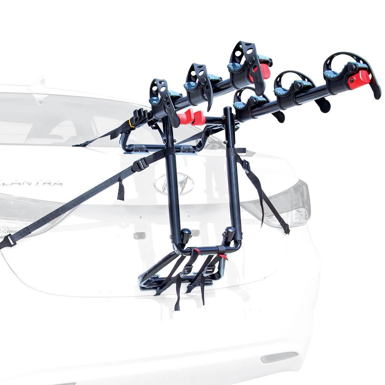 Allen Sports Premier 3 Bike Foldable Trunk Carrier with Tie Down Straps (Used)