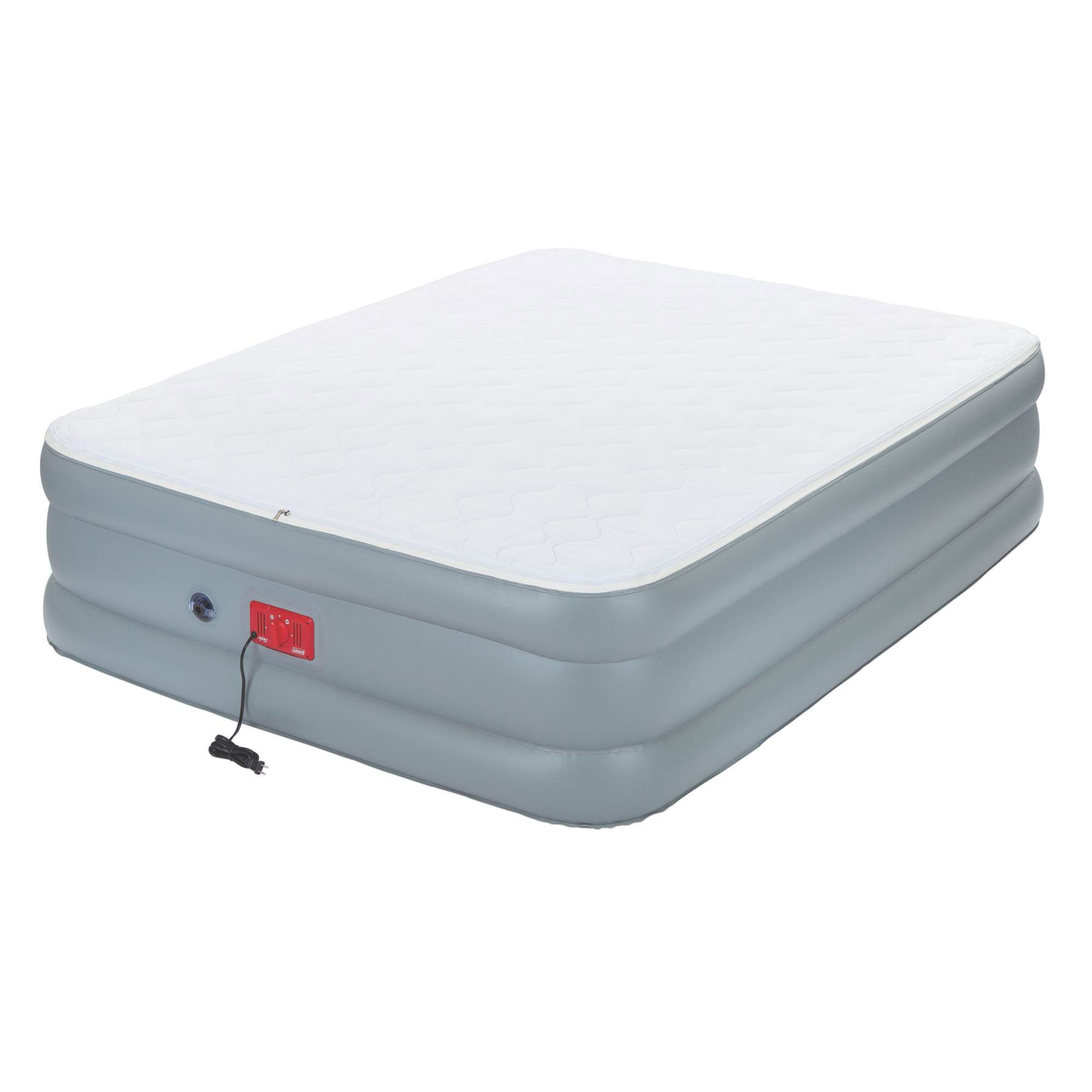 Coleman Queen Supportrest Elite PillowStop Double-High Air Bed/Pump (Open Box) - VMInnovations