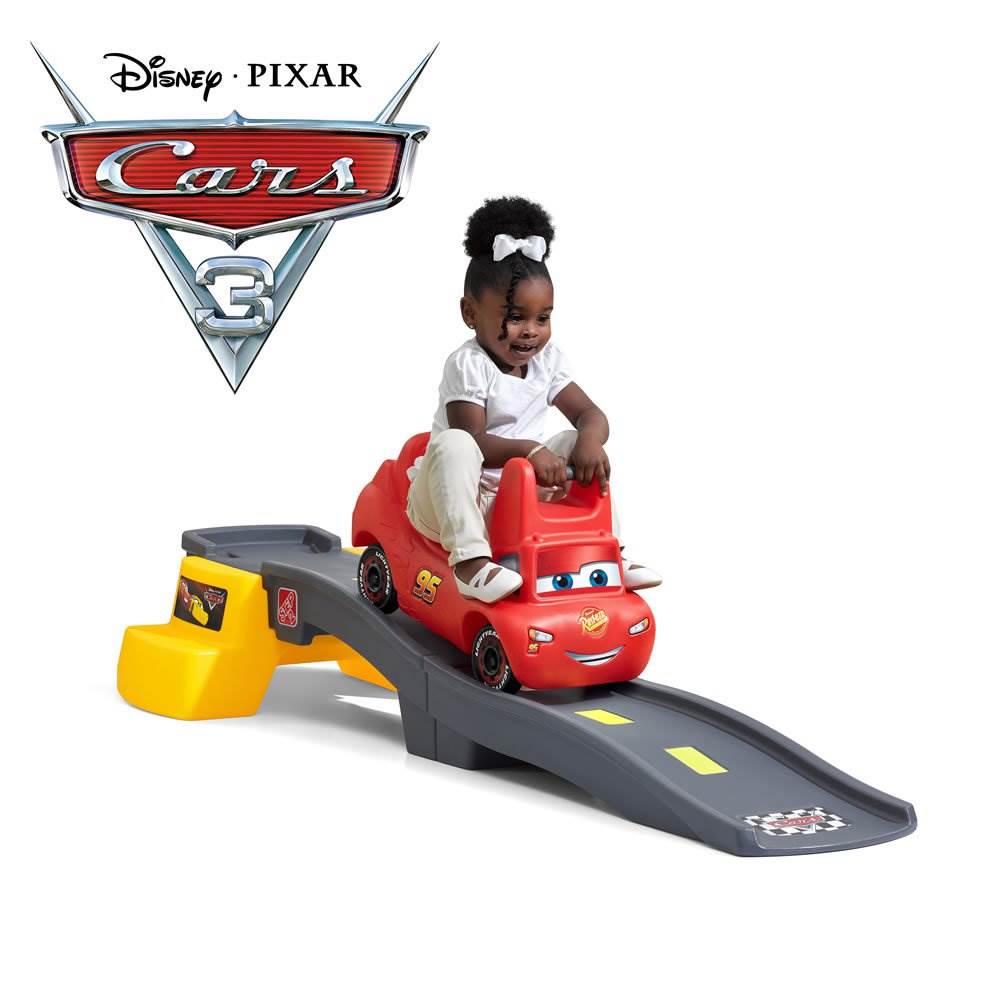 Step2 Disney Pixar Cars 3 Toddler Toy Roller Coaster Indoor Outdoor Ride On