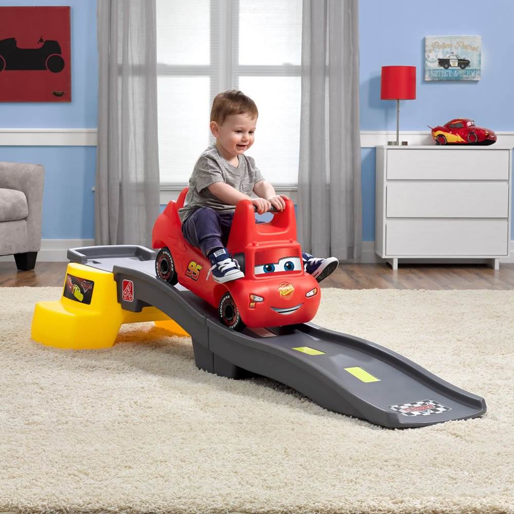 Step2 Disney Pixar Cars 3 Toddler Toy Roller Coaster Indoor Outdoor Ride On