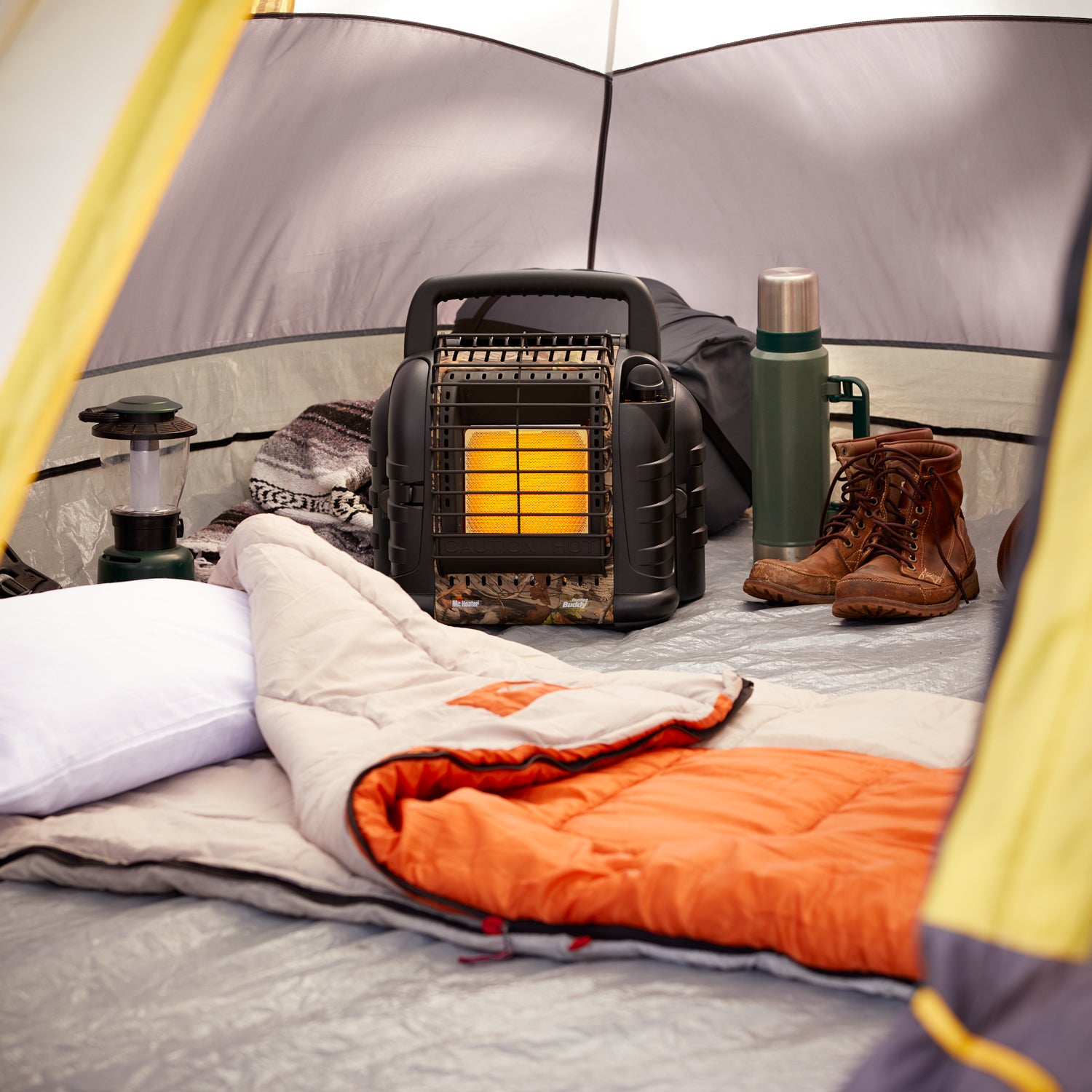 Mr. Heater MH12B 12000 BTU Hunting Buddy Portable Propane Gas Heater, Camo - VMInnovations