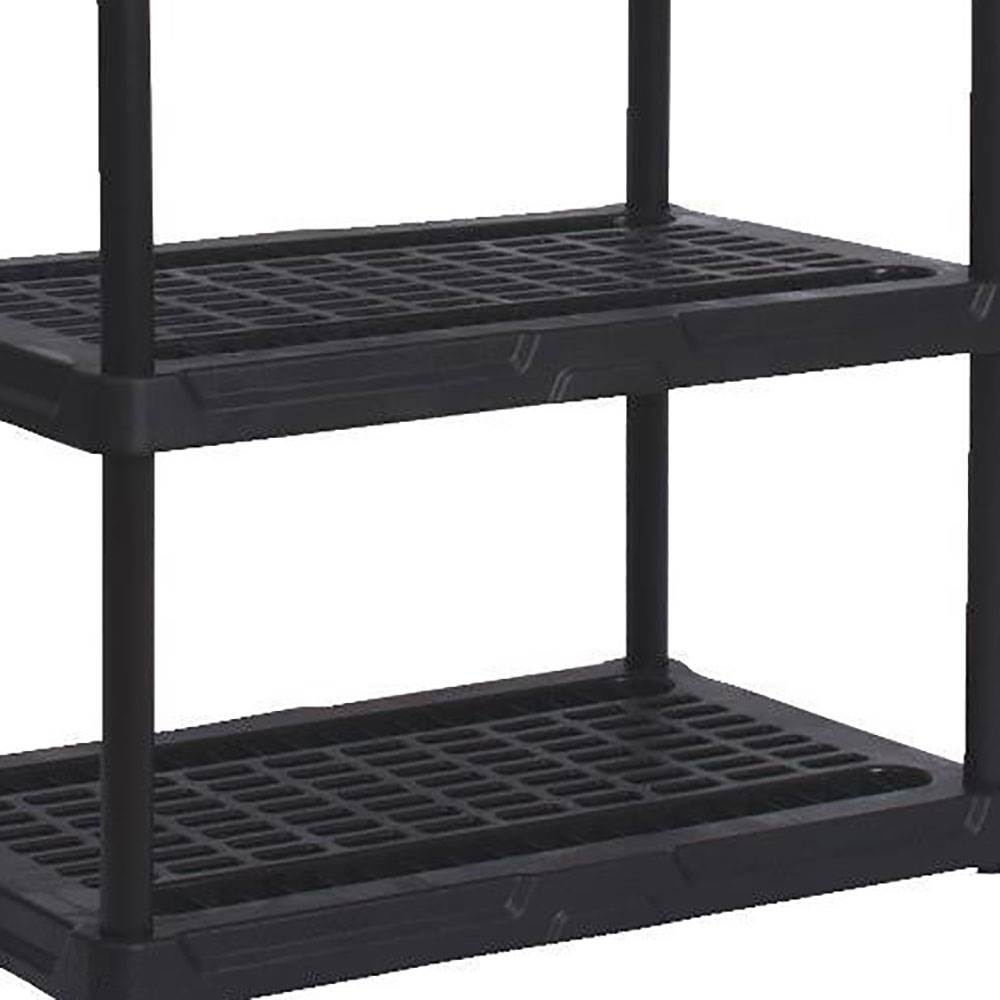 Contico 5 Tier Outdoor Storage Shelf (2) & Life Story 20 Gal Storage Tote (14)