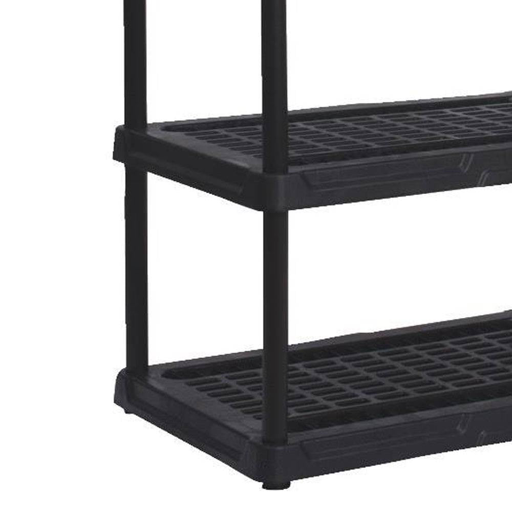 Contico 5-Tier Outdoor Storage Shelf (2) + Life Story 20 Gal Storage Tote (14)