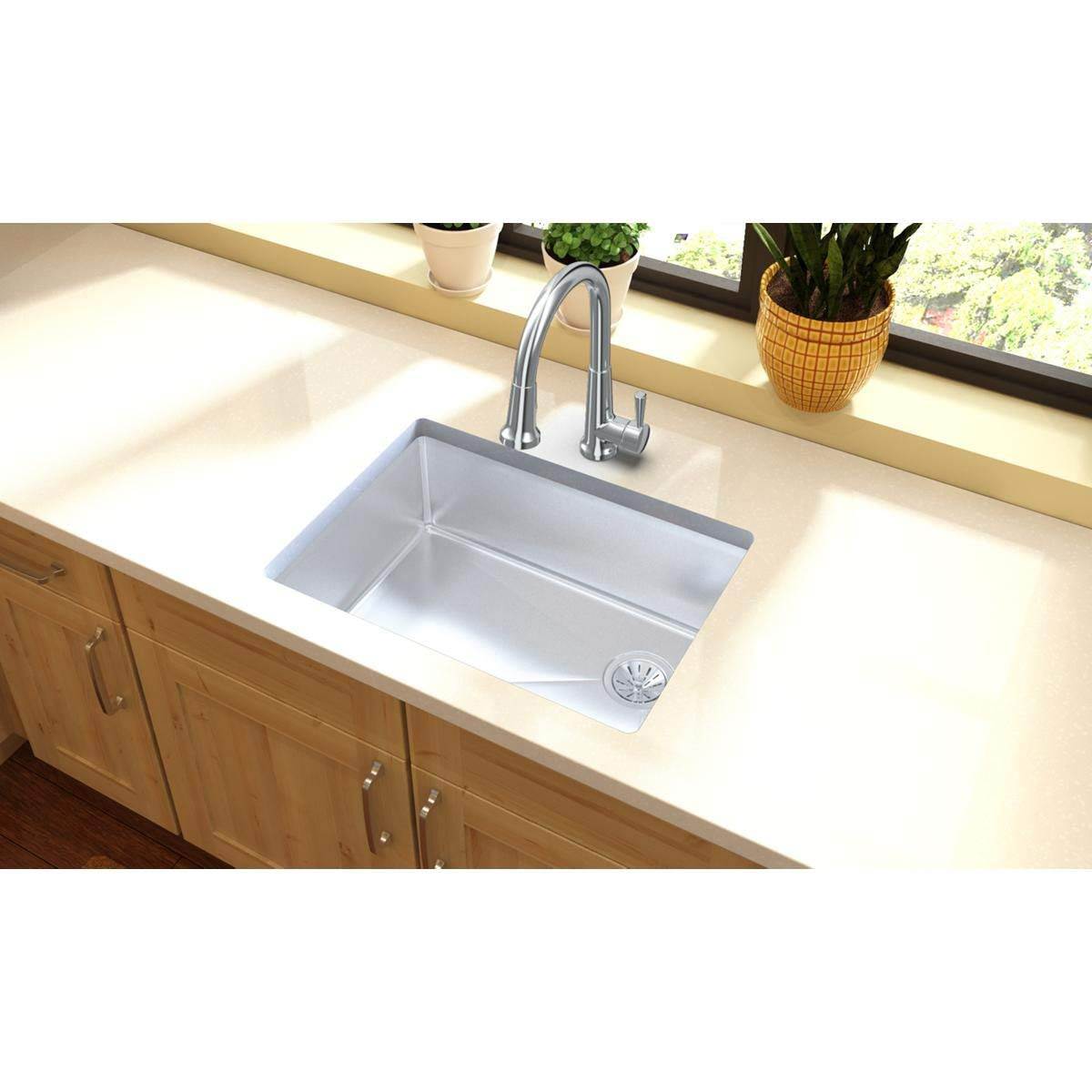 Elkay Crosstown 25.5" Rectangular Undermount Single Bowl Kitchen Sink (Open Box)