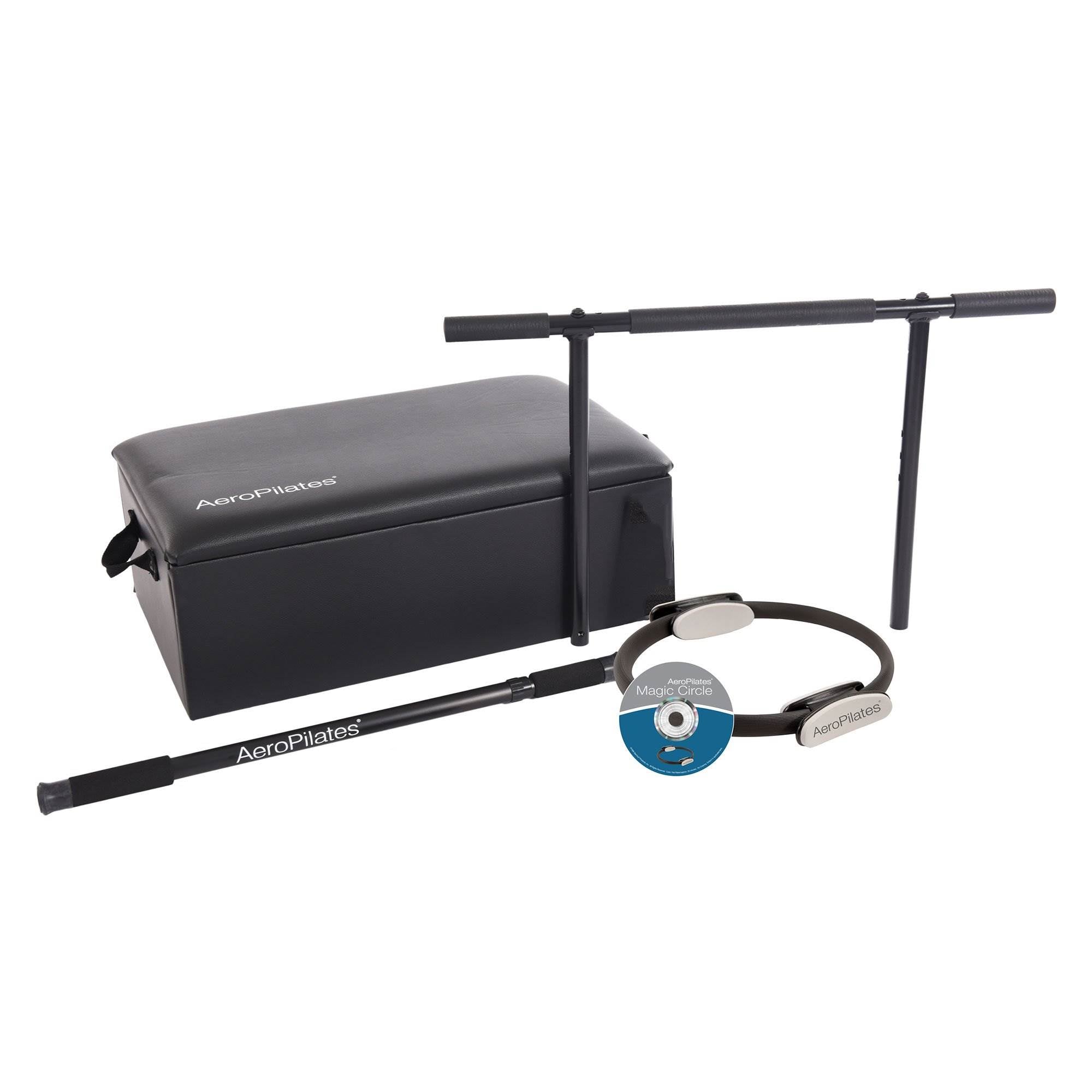 Stamina AeroPilates 287 Pilates Reformer Machine, Exercise Kit, & Trampoline Pad