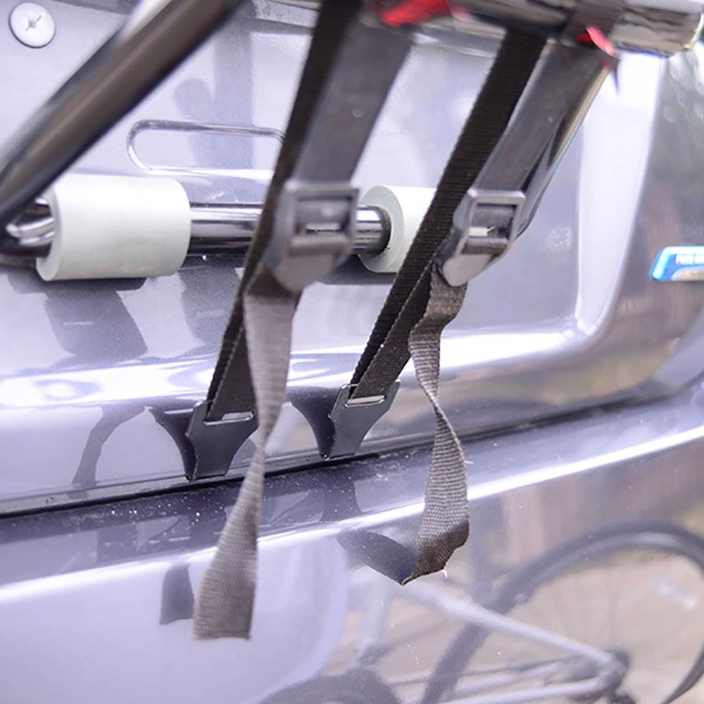Allen Sports Deluxe 3 Bike Storage Mount Carrier Rack Hitch for Rear Car Trunk