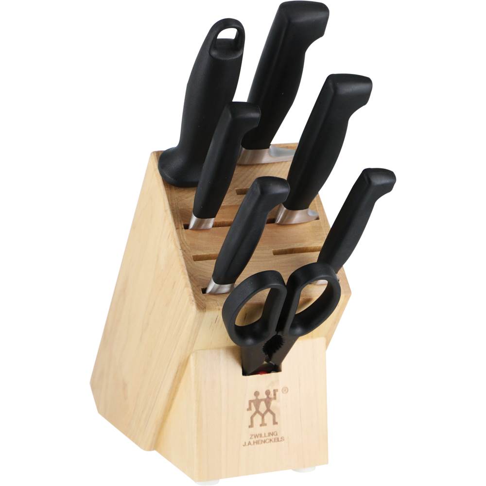 Zwilling JA Henckels Four Star Anniversary 8 Piece Friodur Blade Knife Block Set