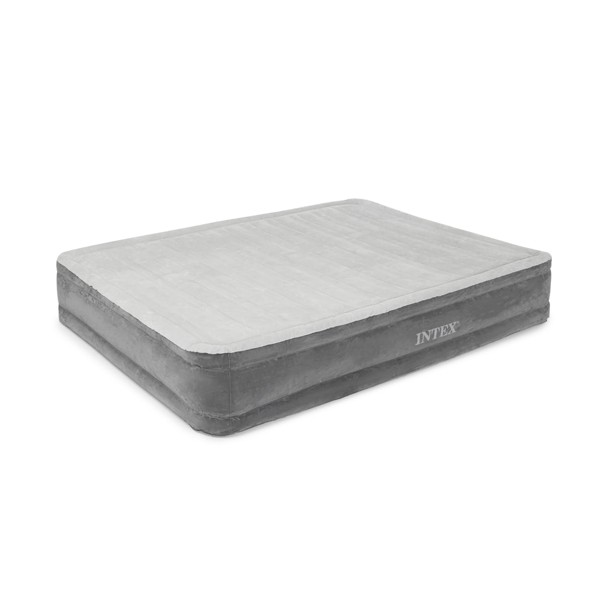 Intex PVC Dura-Beam Series Airbed with Built In Electric Pump, Queen (Open Box)