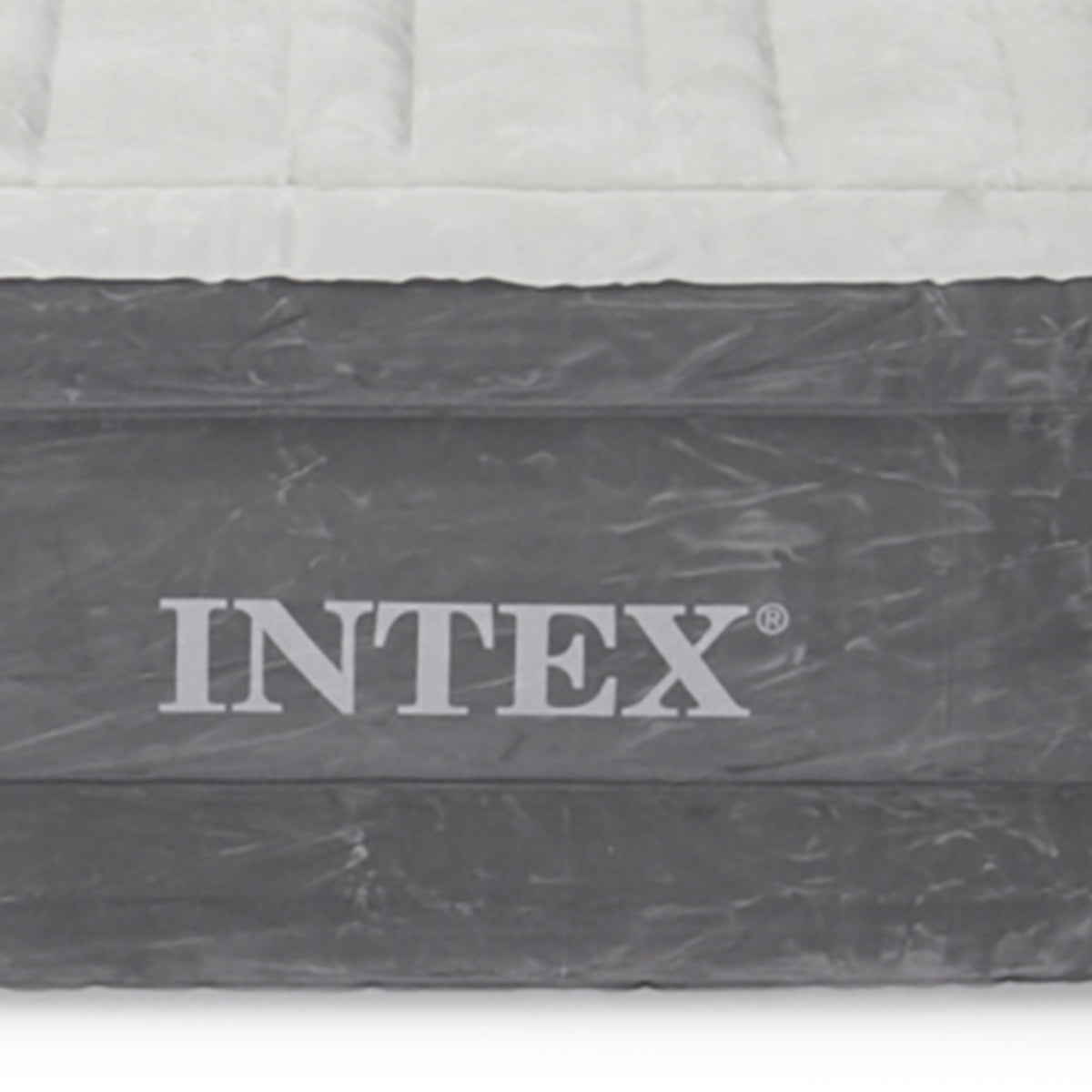 Intex PVC Dura-Beam Series Airbed with Built In Electric Pump, Queen (Open Box)