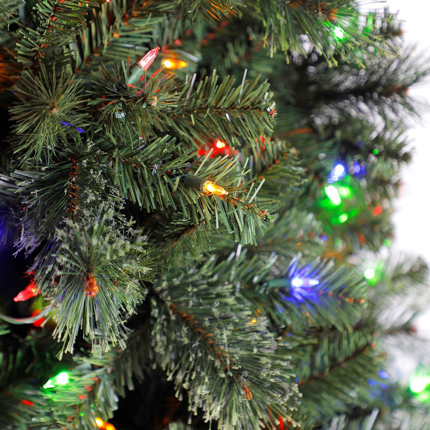 Home Heritage 7' Cascade Cashmere Quick Set Christmas Tree & Lights (Used) - VMInnovations