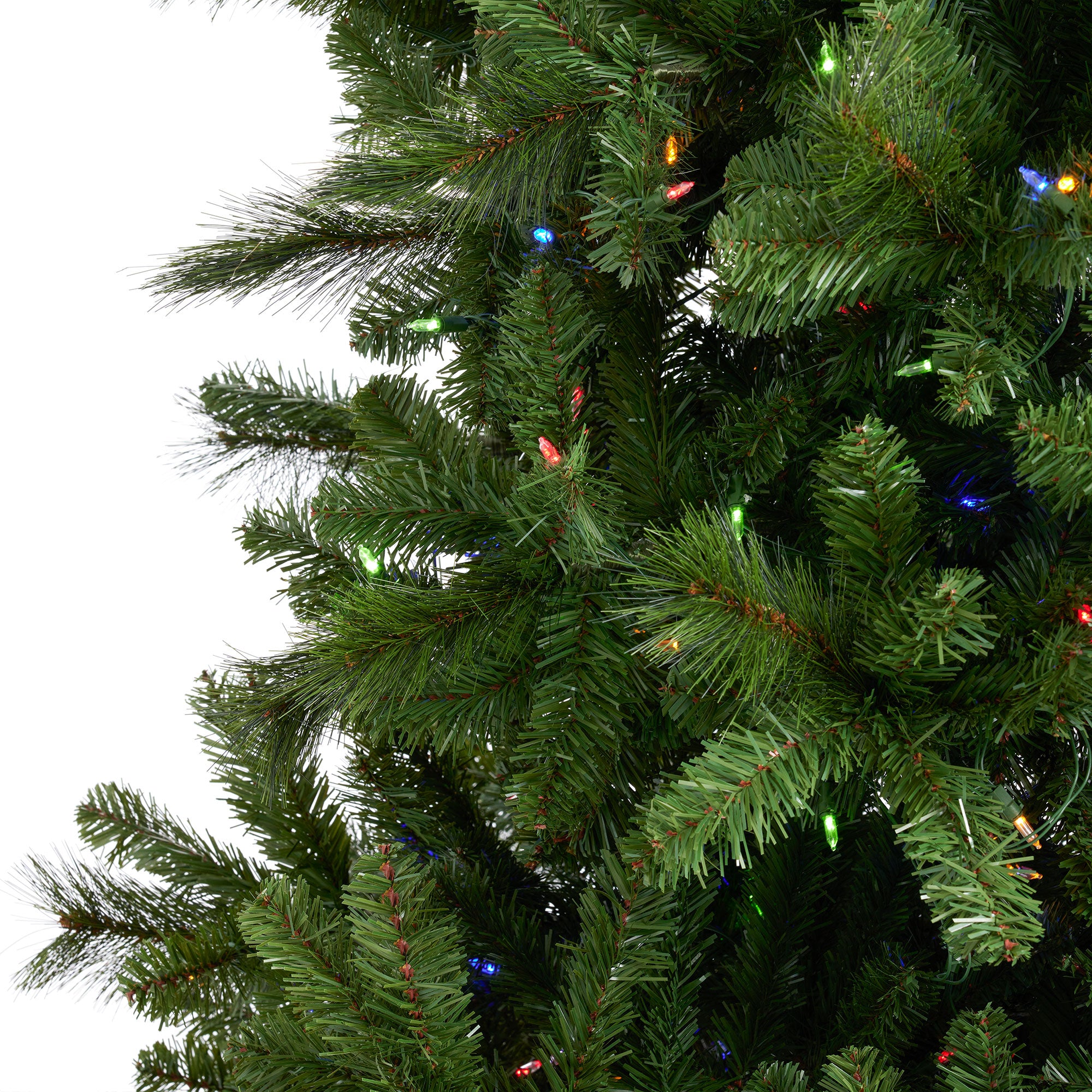 Home Heritage 12' Cascade PVC Christmas Tree & Changing LED Lights (Open Box) - VMInnovations