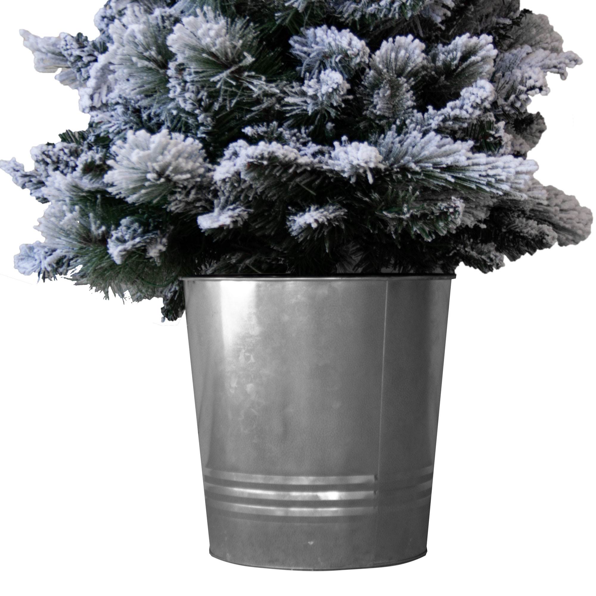 Home Heritage 4.5 Feet Entry Way PVC Pre Lit Christmas Tree w/ Stand (Used) - VMInnovations