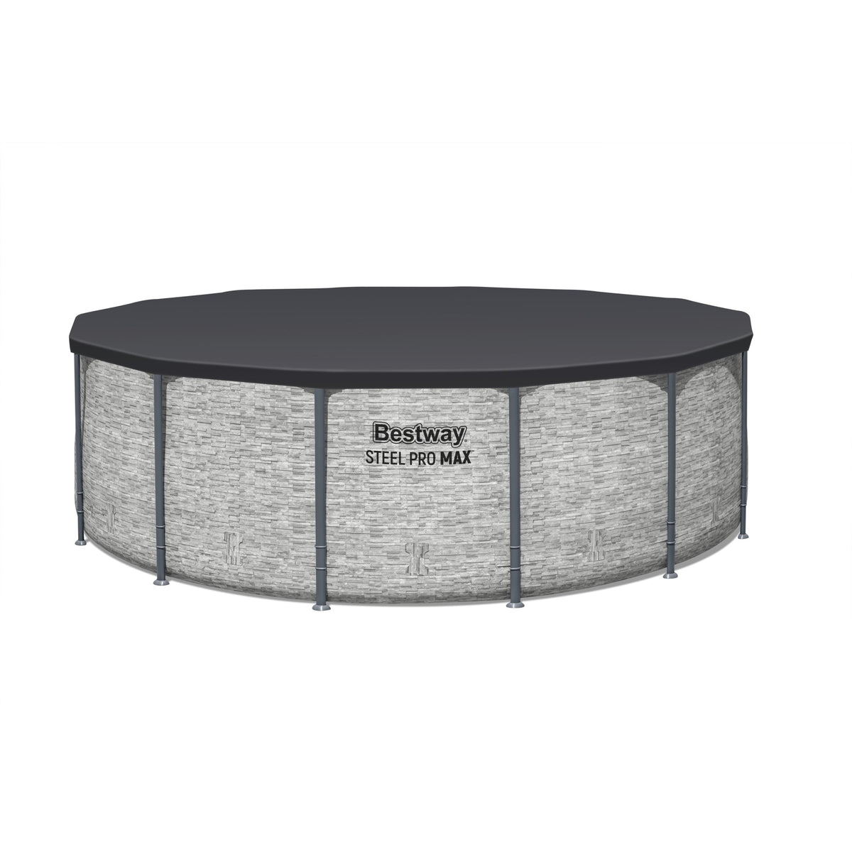 Bestway Steel Pro MAX 14'x48" Round Swimming Pool with Pump & Cover (For Parts)