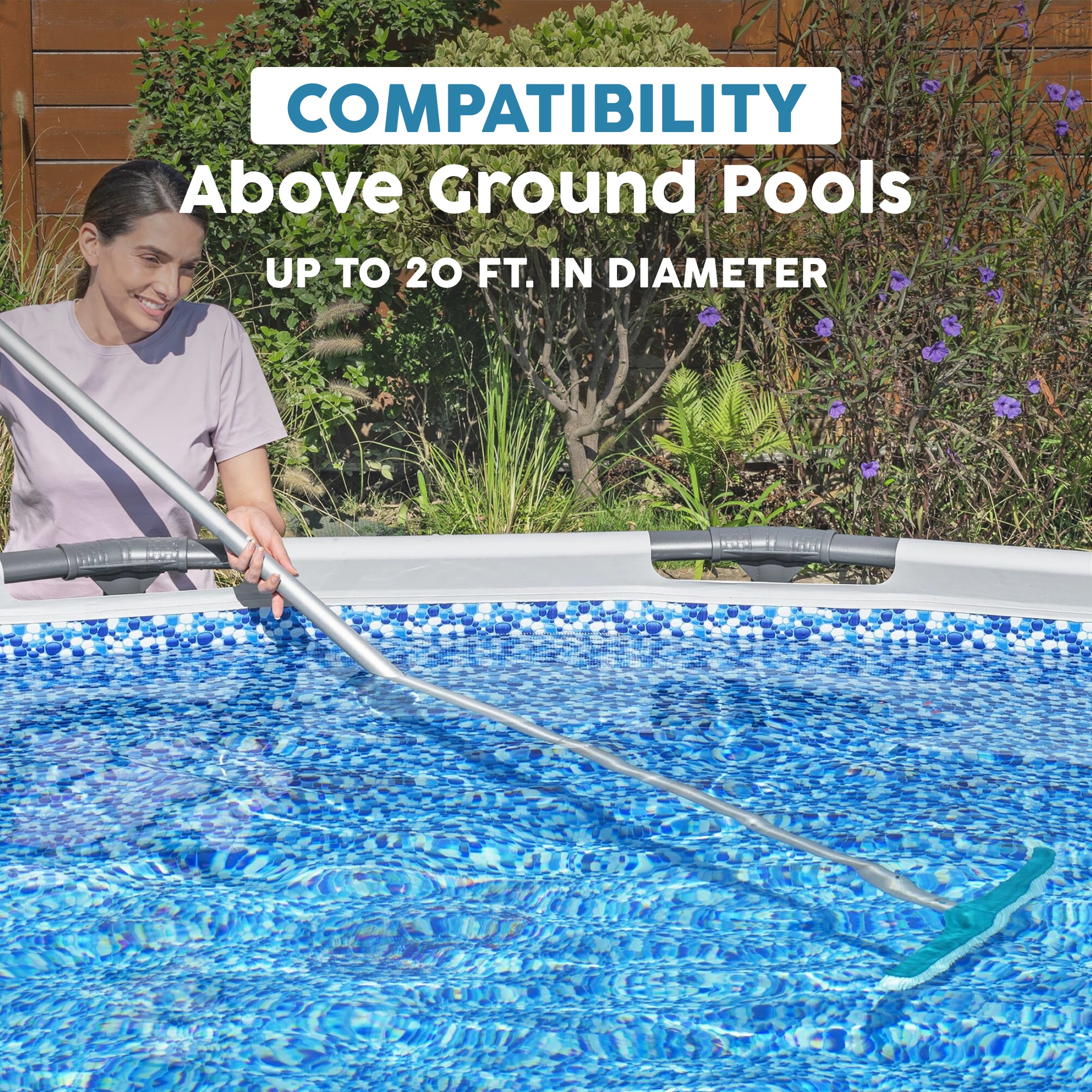 Bestway AquaSurge Swimming Pool Maintenance Accessory Kit with Vacuum & Skimmer - VMInnovations