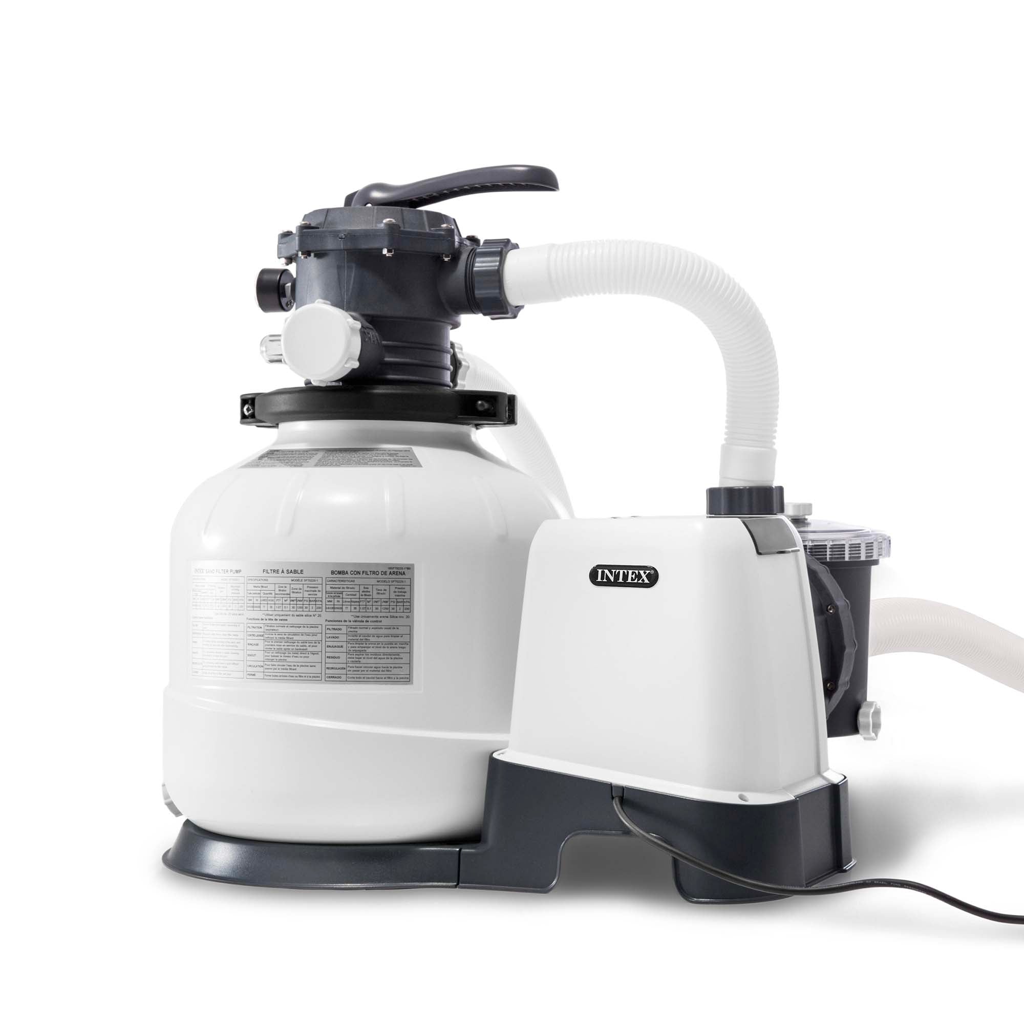 Intex 2800 GPH Above Ground Pool Sand Filter Pump (For Parts) (2 Pack)