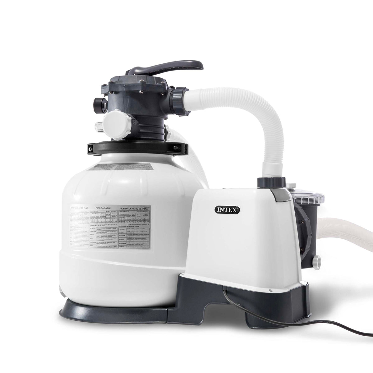 Intex 2800 GPH Above Ground Pool Sand Filter Pump with Timer(Open Box) (2 Pack) - VMInnovations