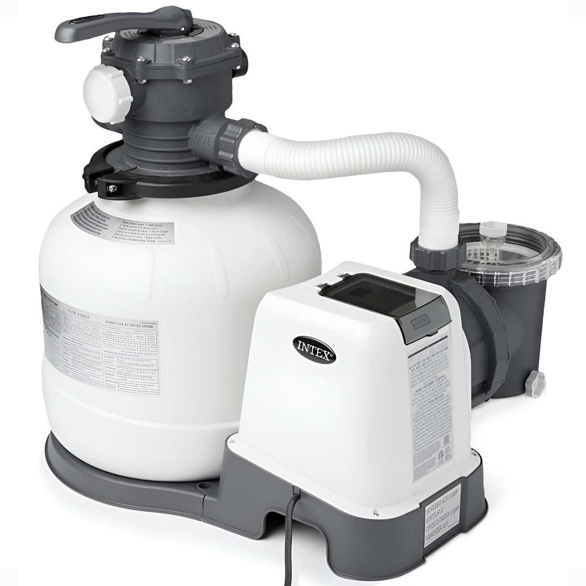 Intex 2800 GPH Above Ground Pool Sand Filter Pump (For Parts) (2 Pack)