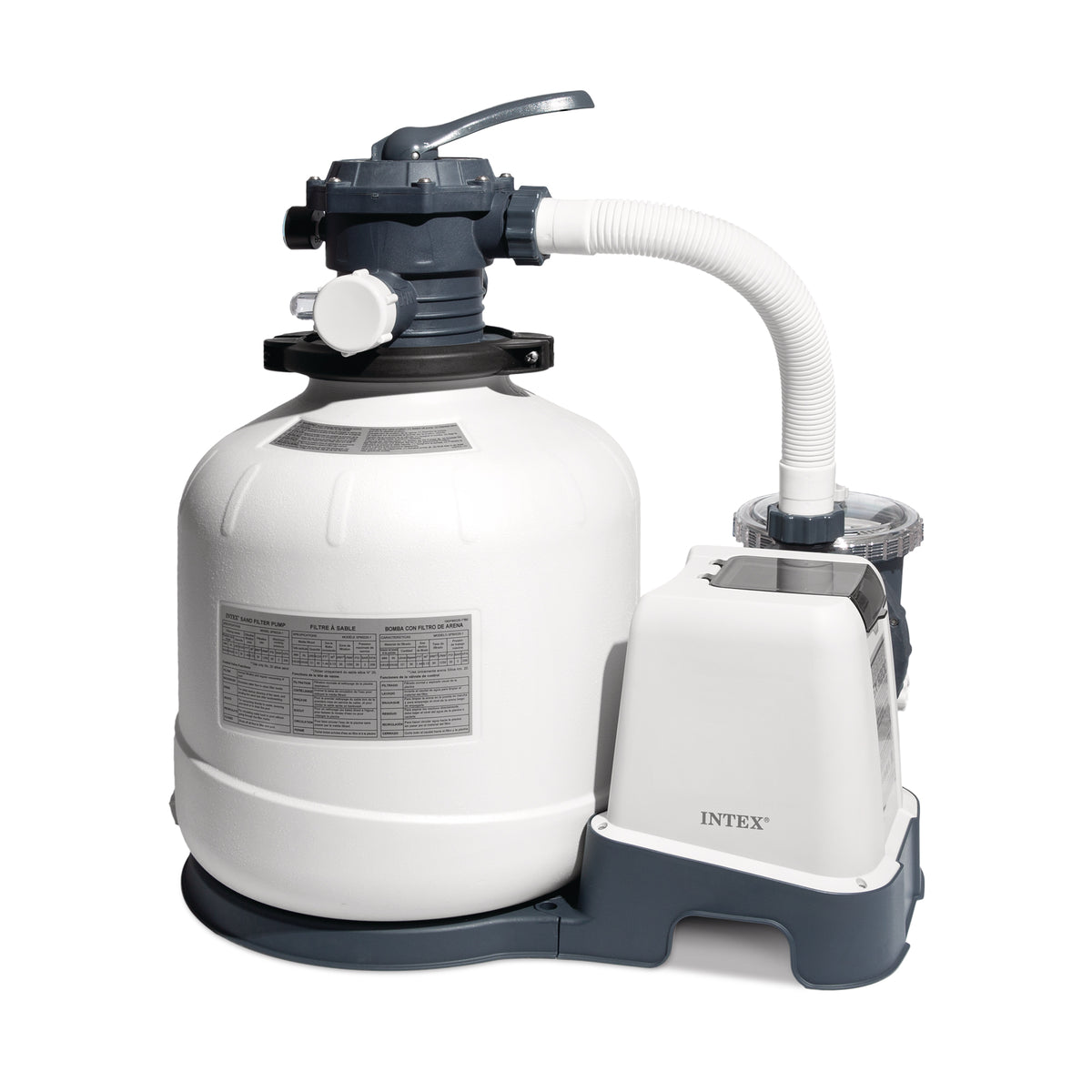 Intex 3000 GPH Above Ground Pool Sand Filter Pump with Automatic Timer (Used)