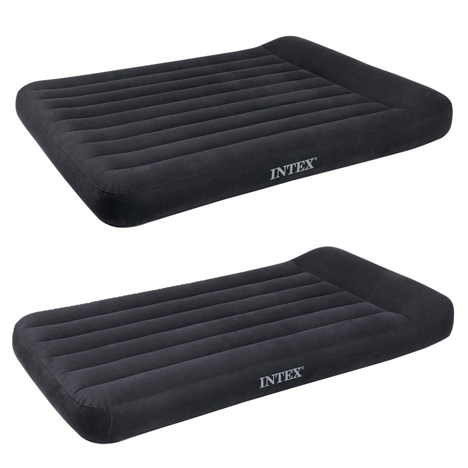 Intex Classic Queen and Twin 10" Thick Airbed Mattresses with Built-in Pumps - VMInnovations