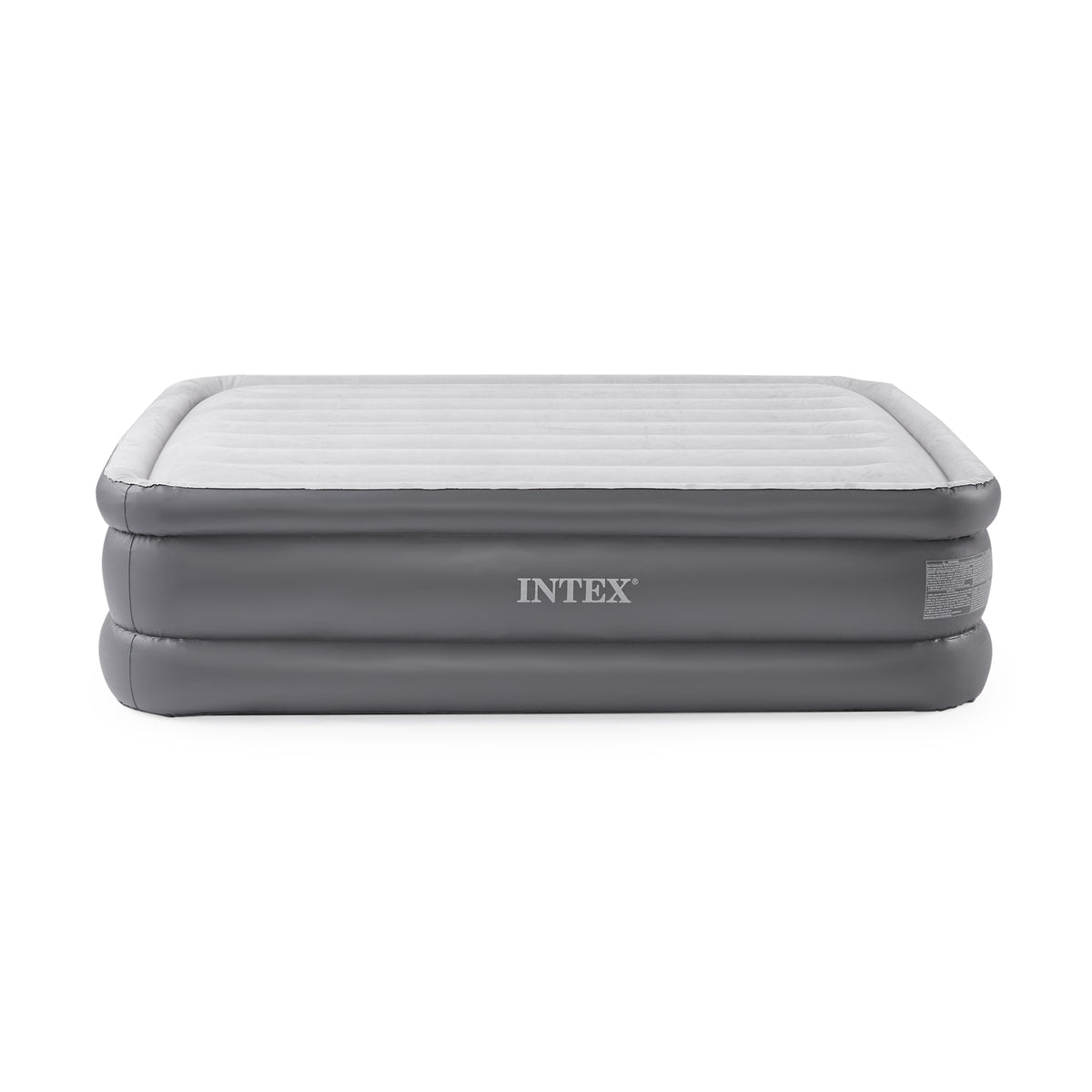 Intex Queen Dura-Beam 20 in Inflatable Bed Air Mattress, Built-in Electric Pump