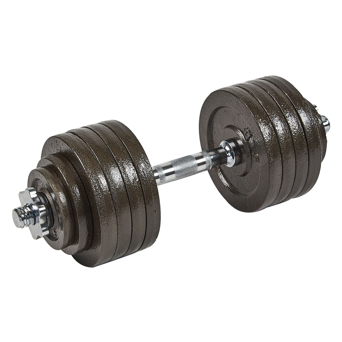 Everyday Essentials 105LB Adjustable Dumbbell Set w/ Cast Iron Plates (Open Box)