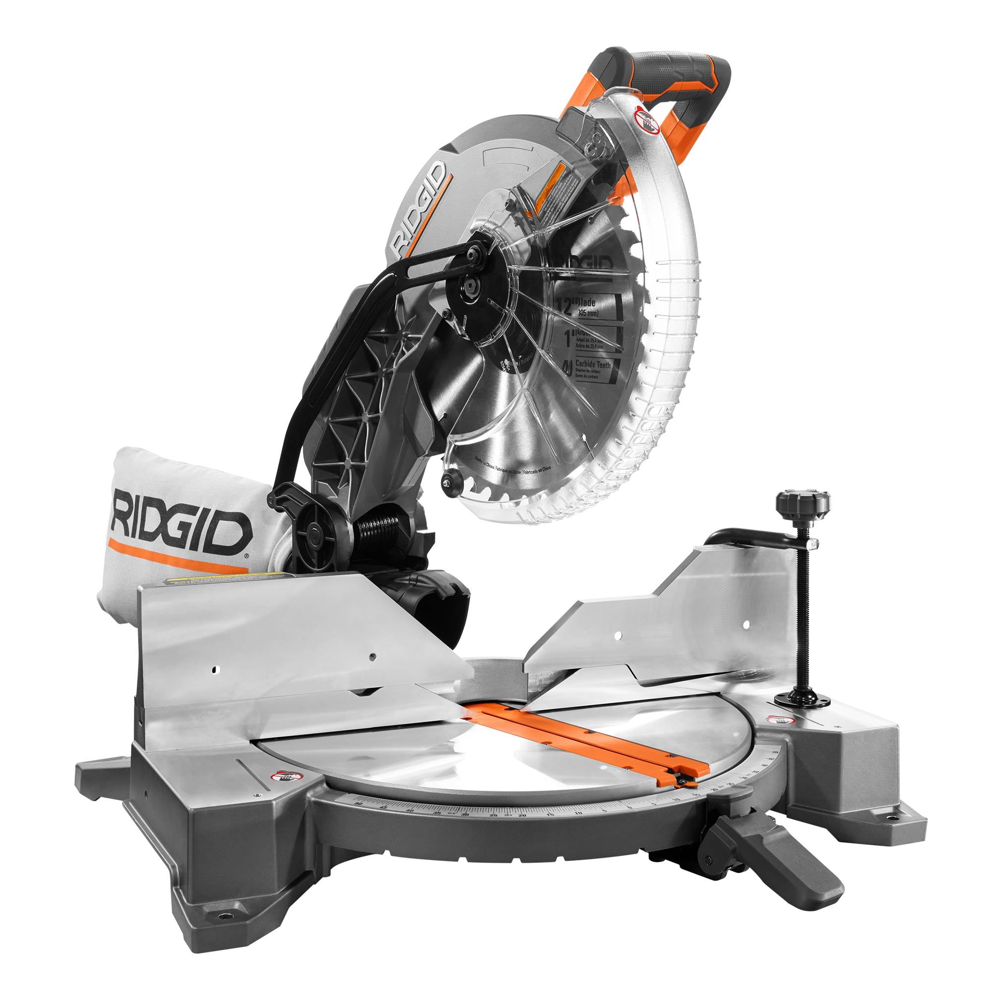 Ridgid 15 Amp 12" Dual Bevel Compound Miter Saw w/ Laser (Refurbished)(Open Box)