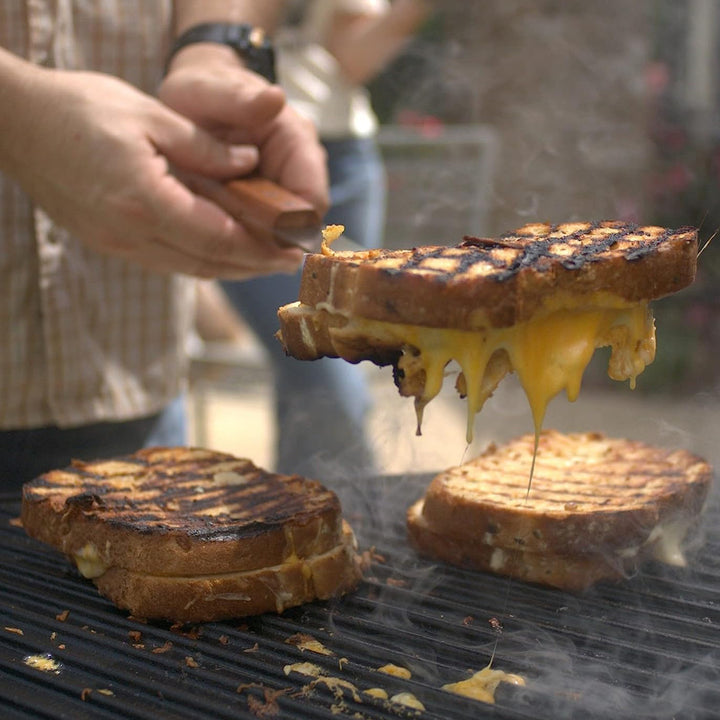 Bayou Reversible Seasoned Cast Iron Griddle Grill Pan w/ 28" by 14" Cooking Area - VMInnovations