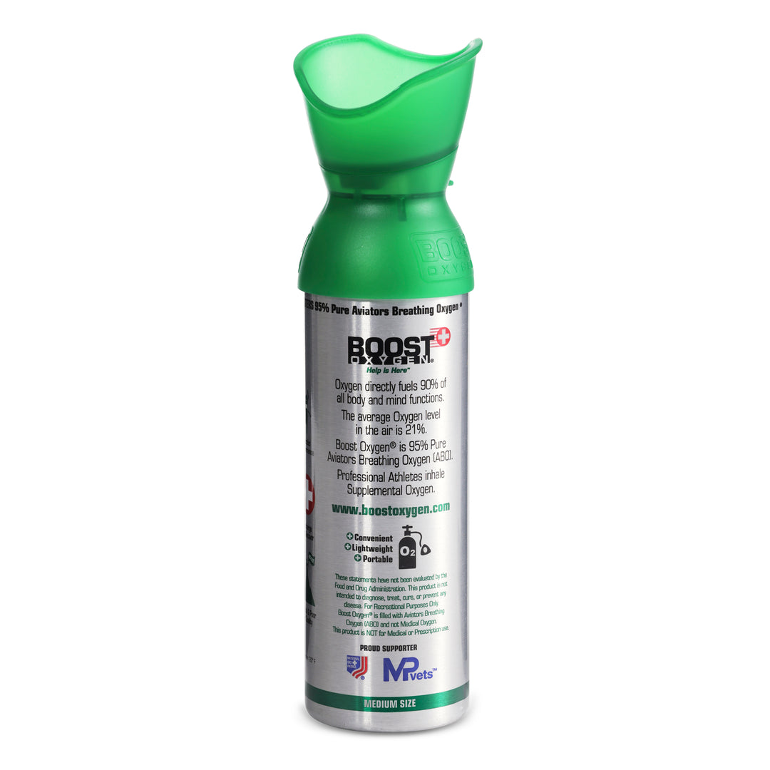 Boost Oxygen 10L Canned Oxygen (2 Pack) & 5L Canned Oxygen (3 Pack), Flavorless - VMInnovations