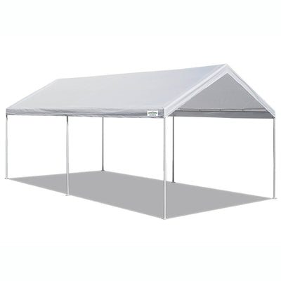 Caravan Canopy Domain 10 x 20 Foot Straight Leg Instant Canopy Tent Set (2 Pack)