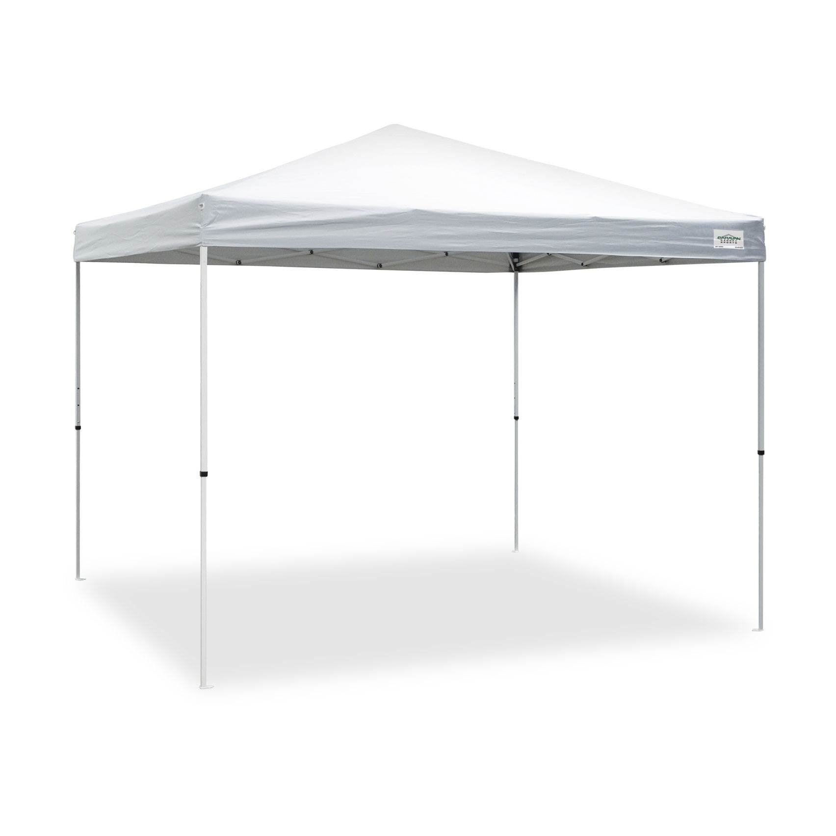 Caravan Canopy Sports V Series 2 Pro 10 x 10 Ft Outdoor Tent Kit, White (2 Pack) - VMInnovations