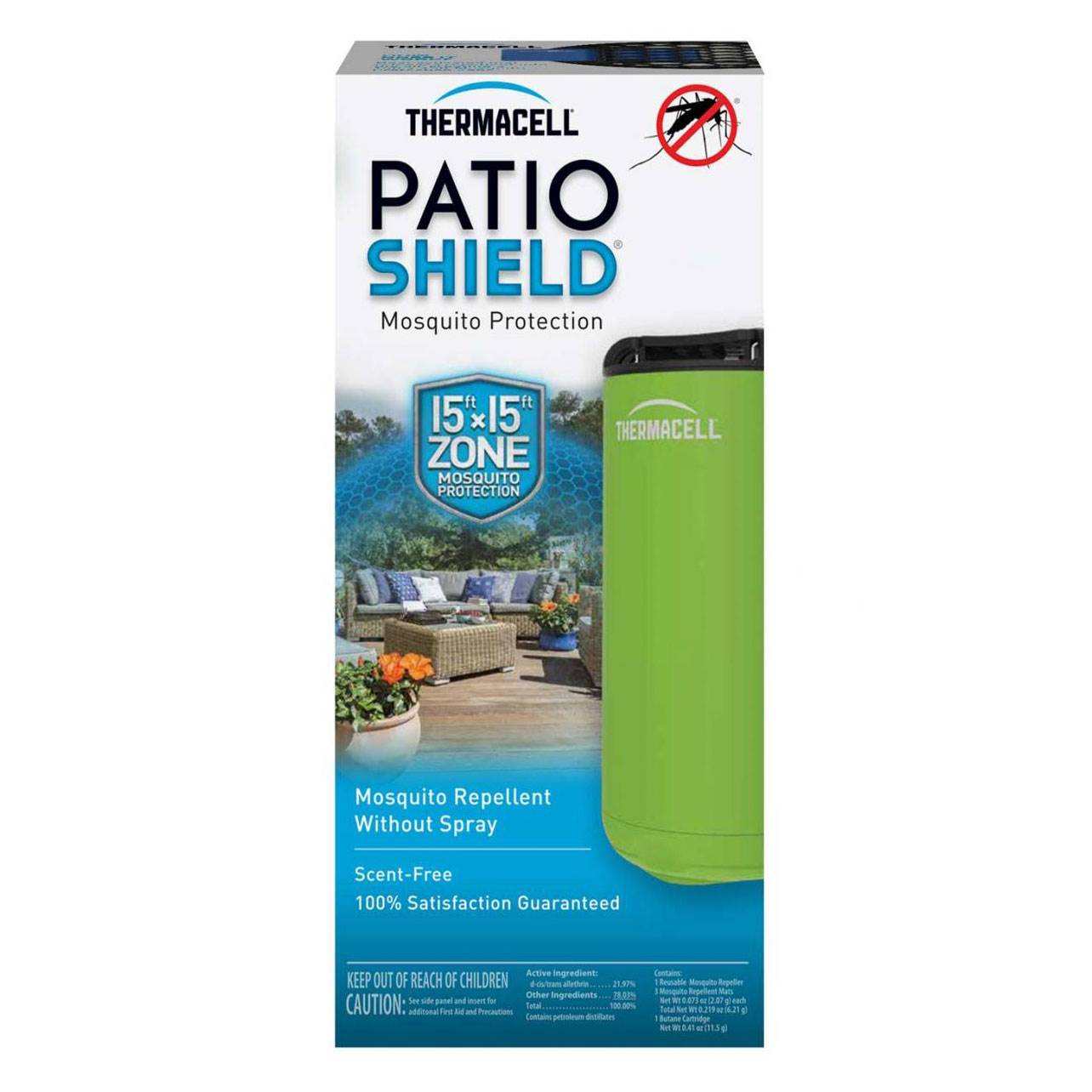Thermacell Outdoor Patio and Camping Shield Mosquito Insect Repeller, 2 Pack