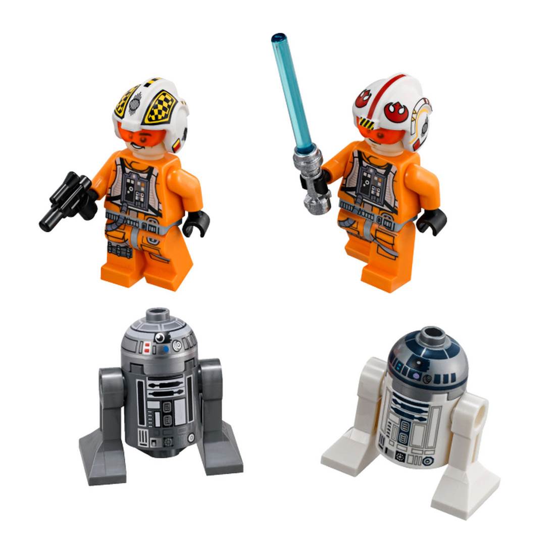 LEGO Star Wars X-Wing Starfighter Builder Set w/ 2 Minifigures (Open Box)