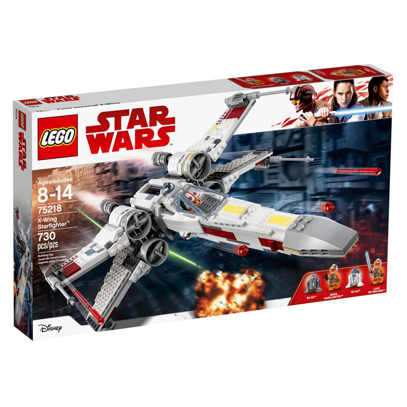 LEGO Star Wars X-Wing Starfighter Builder Set w/ 2 Minifigures (Open Box)