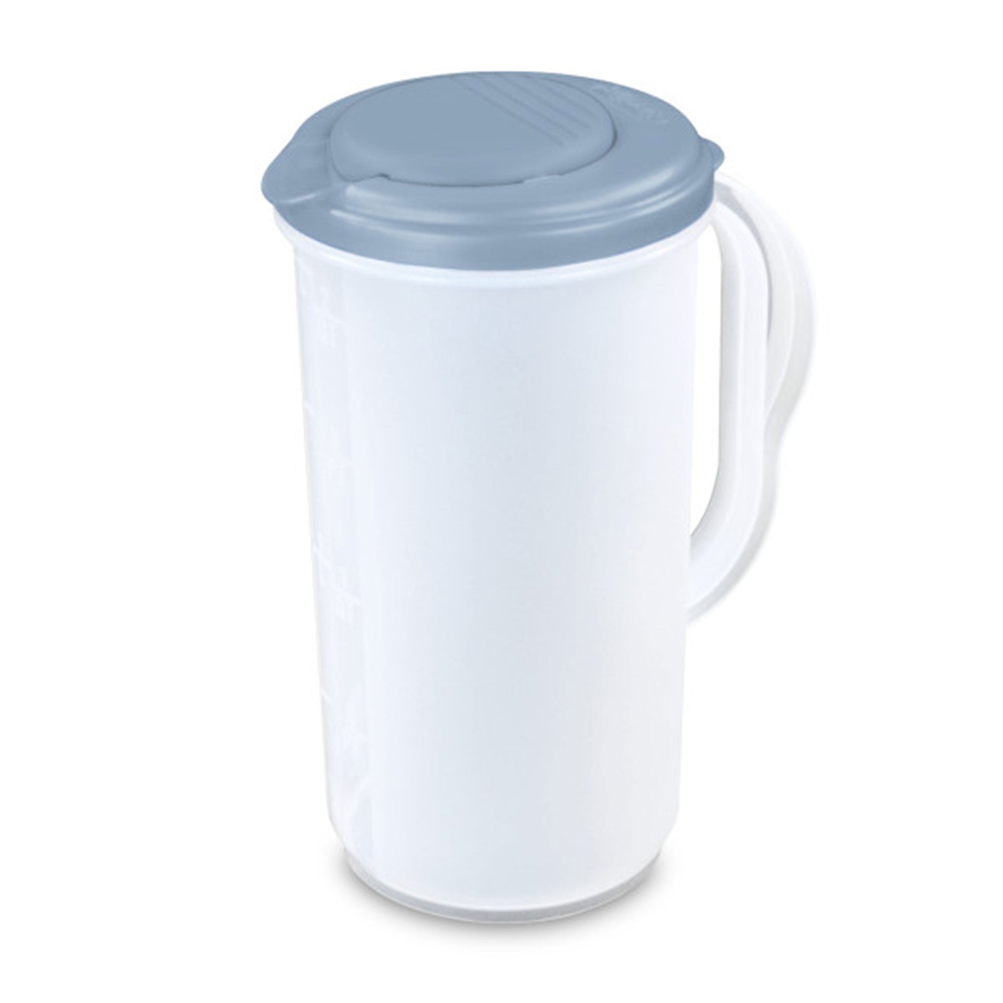 Sterilite 2 Quart, 64oz Clear Plastic Flip Top Pour Pitcher with Lid (18 Pack) - VMInnovations