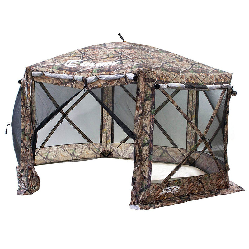 Clam Quick Set Pavilion Portable Outdoor Gazebo Canopy Shelter Screen (2 Pack)