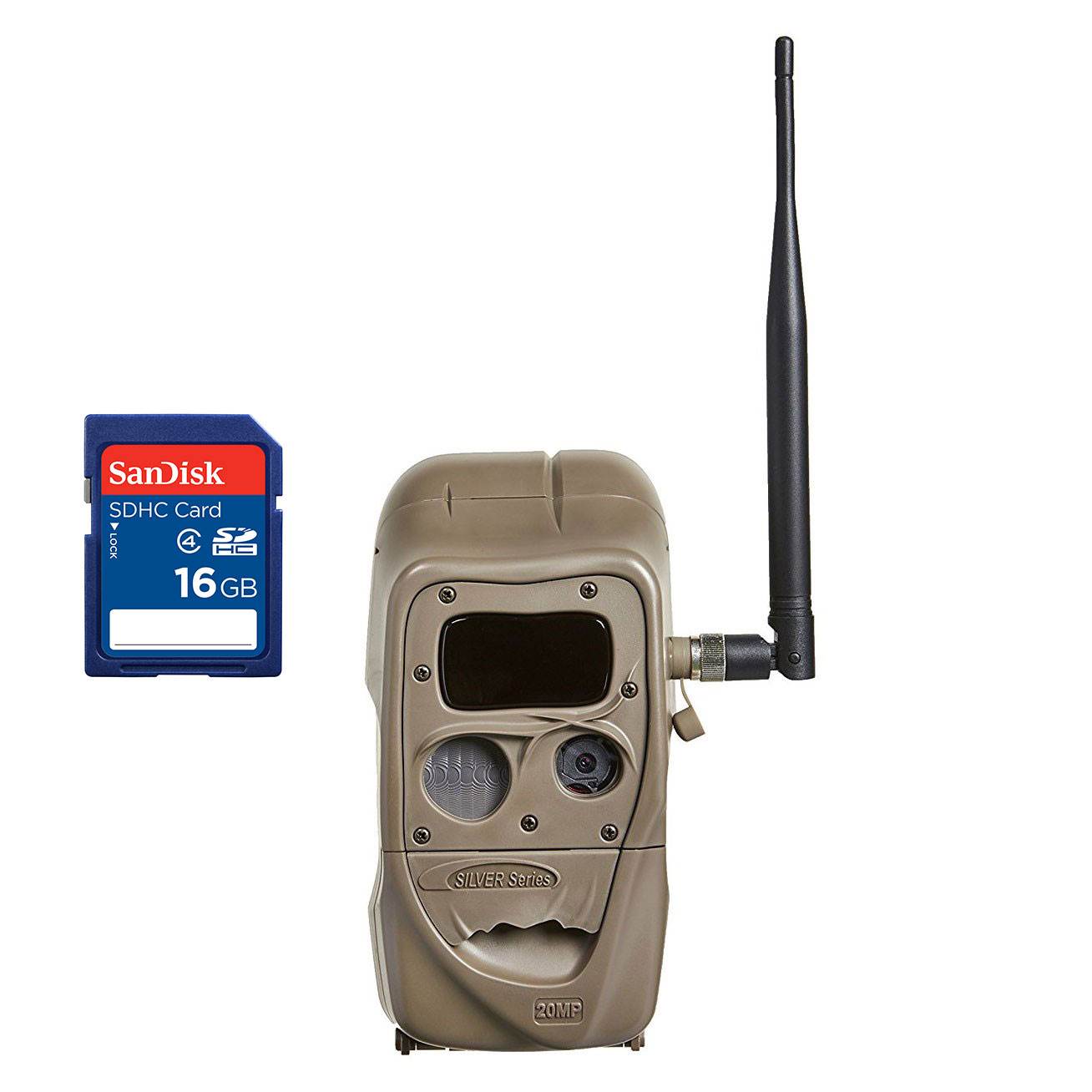 Cuddeback CuddeLink 20MP Wireless Invisible IR Game Trail Camera + 16GB SD Card
