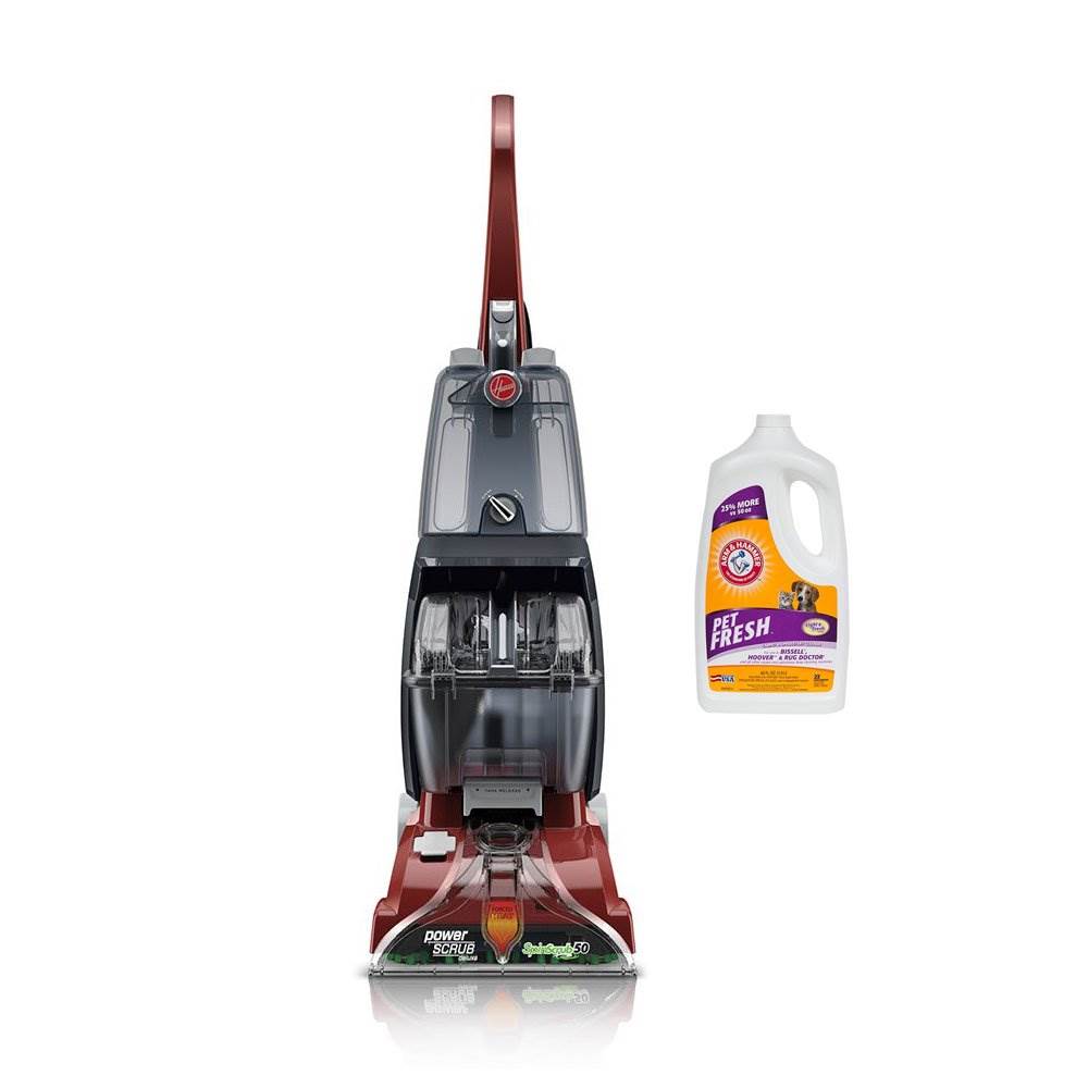 Hoover Power Scrub Deluxe Deep Carpet Cleaner w/ Arm & Hammer Pet Fresh Solution - VMInnovations