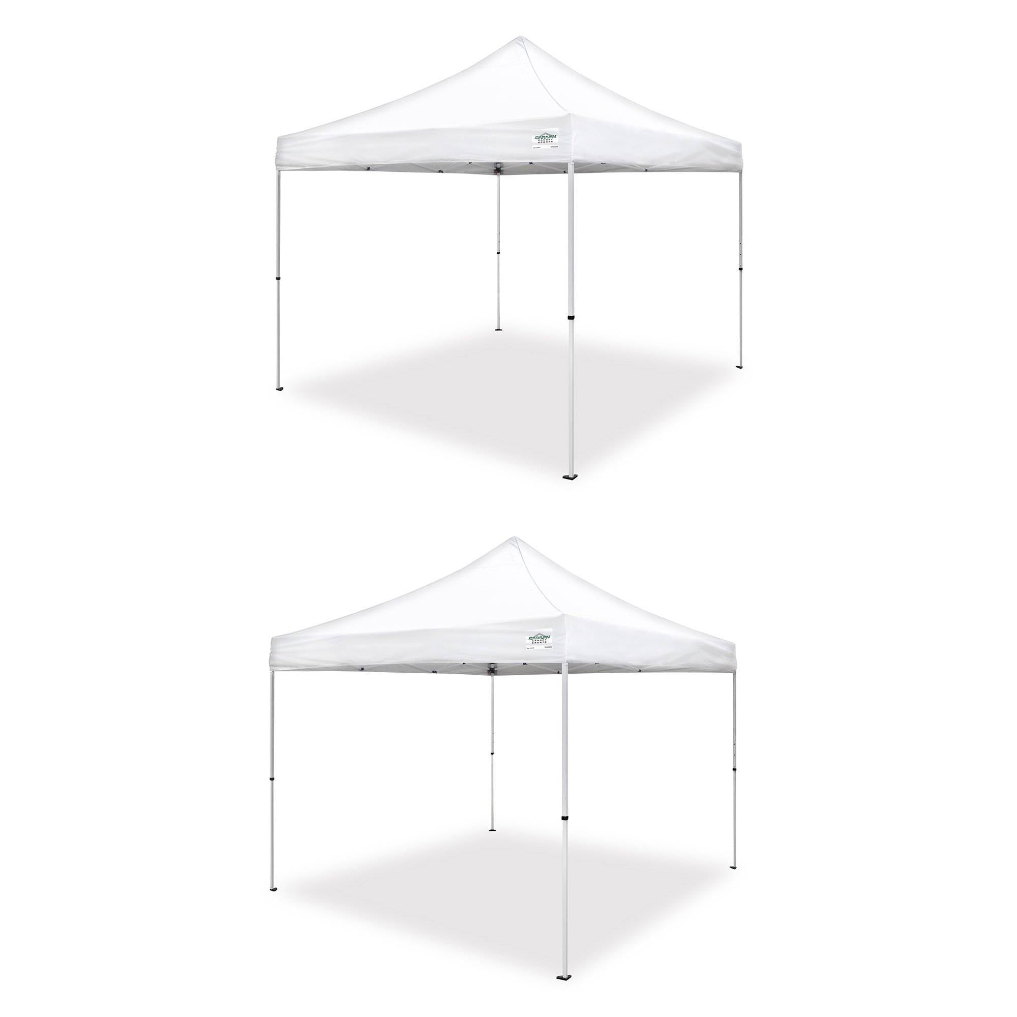 Caravan Canopy M Series Pro 2 10 x 10 Foot Straight Leg Instant Canopy (2 Pack) - VMInnovations