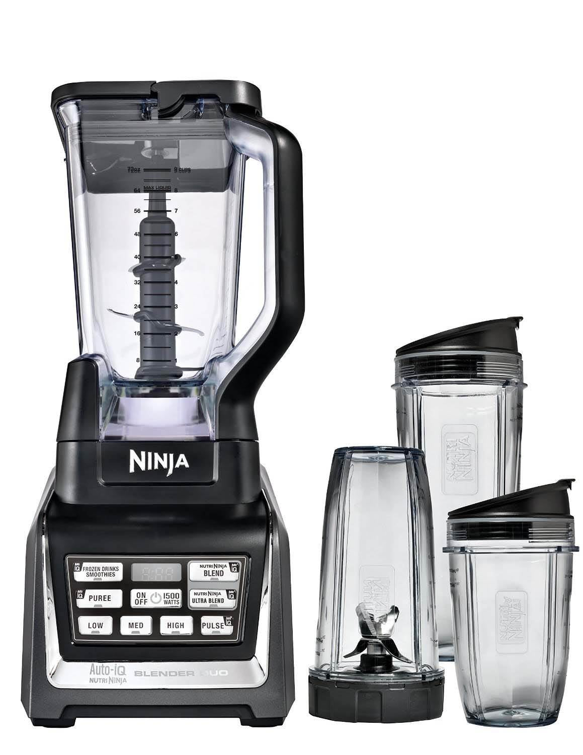 Ninja Blender Duo (Certified Refurbished) + Spice & Coffee Grinder Attachment