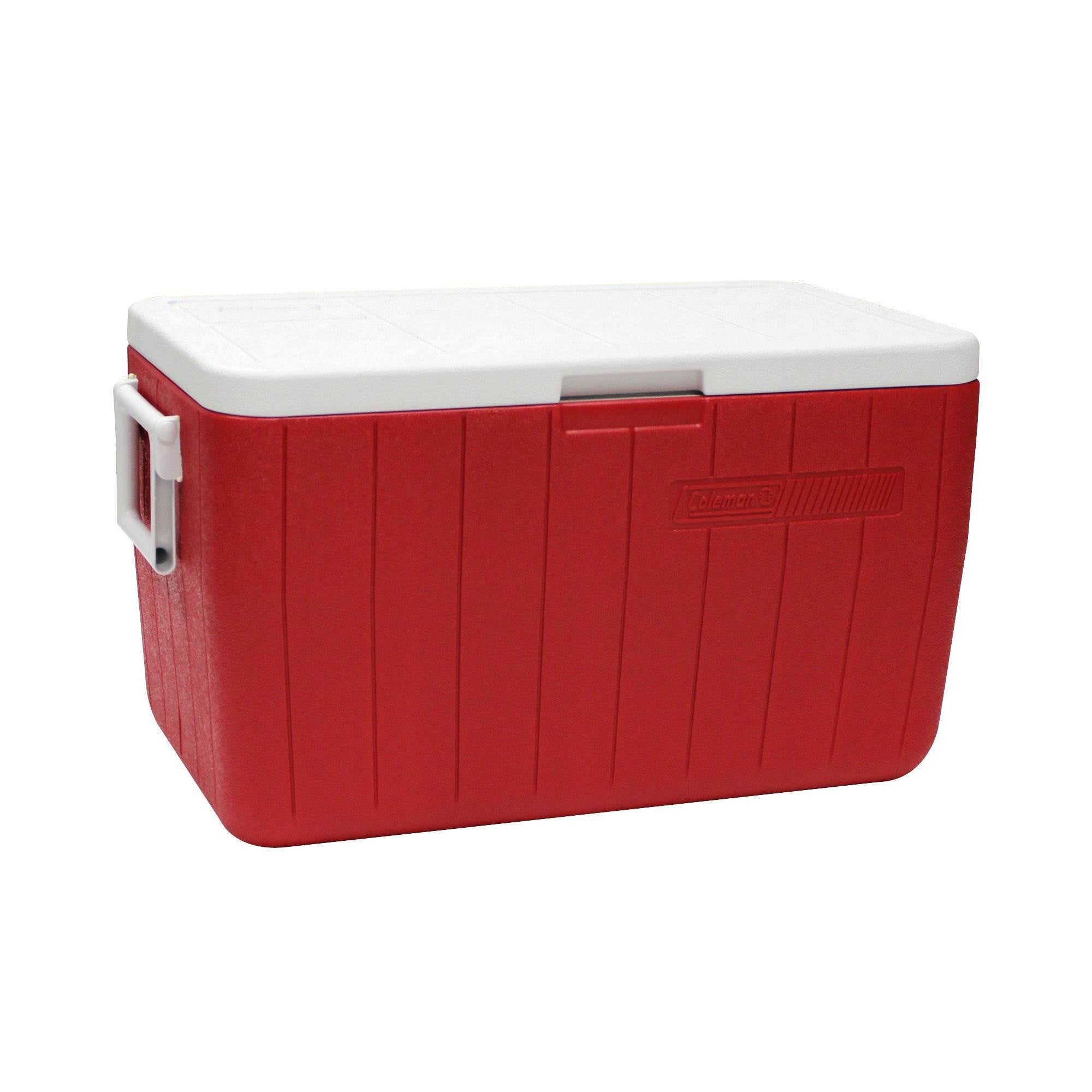 Coleman 48 Quart 63 Can Capacity Performance Portable Camping Ice Cooler, 2 Pack