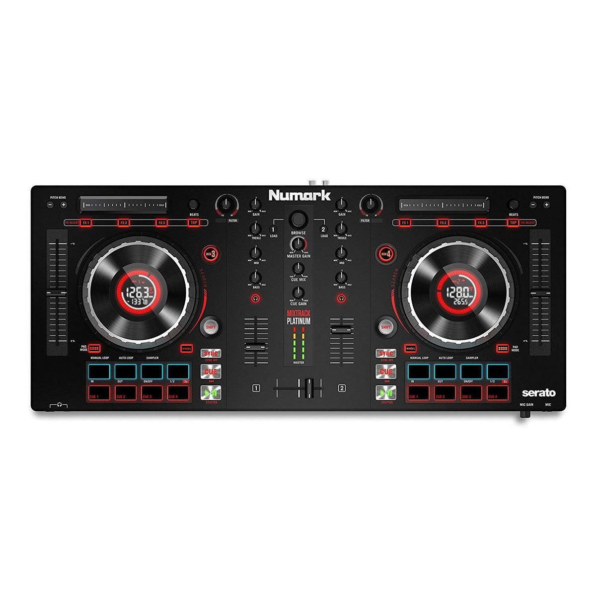 Numark Mixtrack 4 Channel Serato DJ Controller with Jog Wheel Display (Open Box)