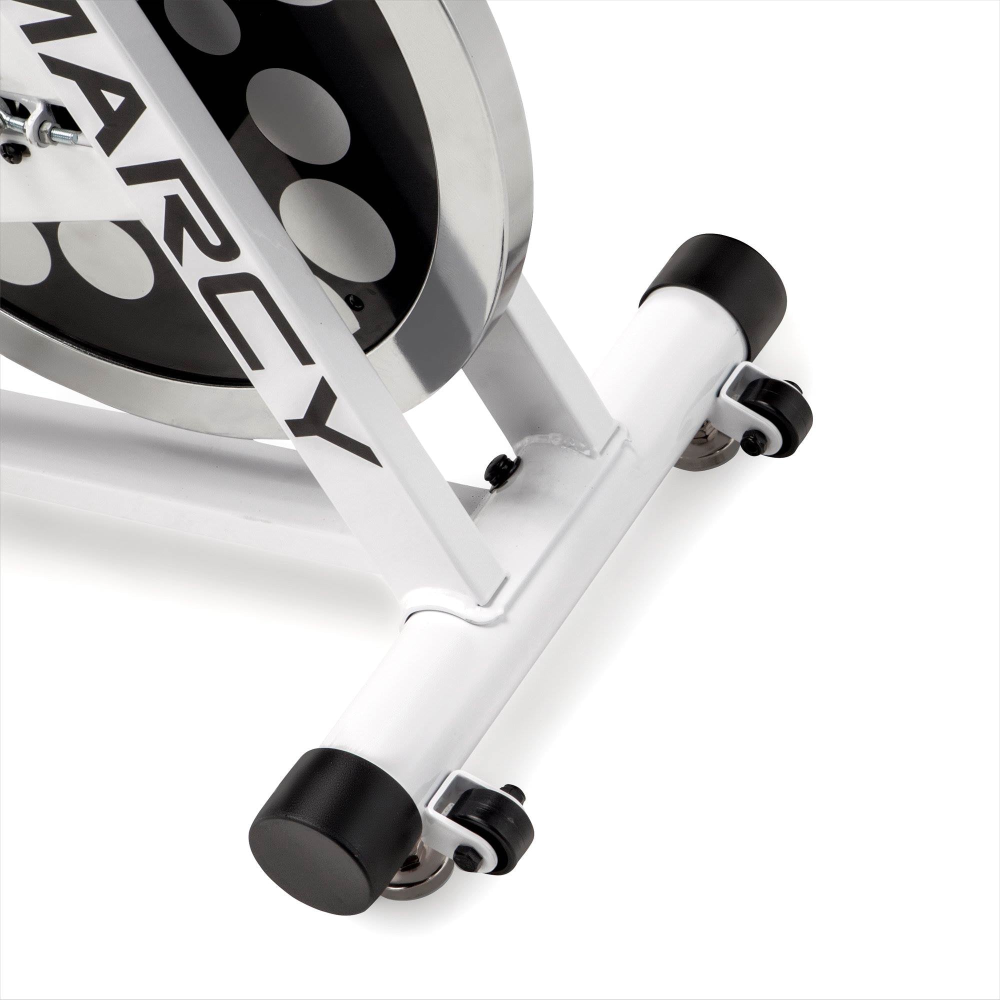 Marcy XJ-5801 Club Revolution Indoor Home Gym Exercise Bike Trainer, White/Black - VMInnovations