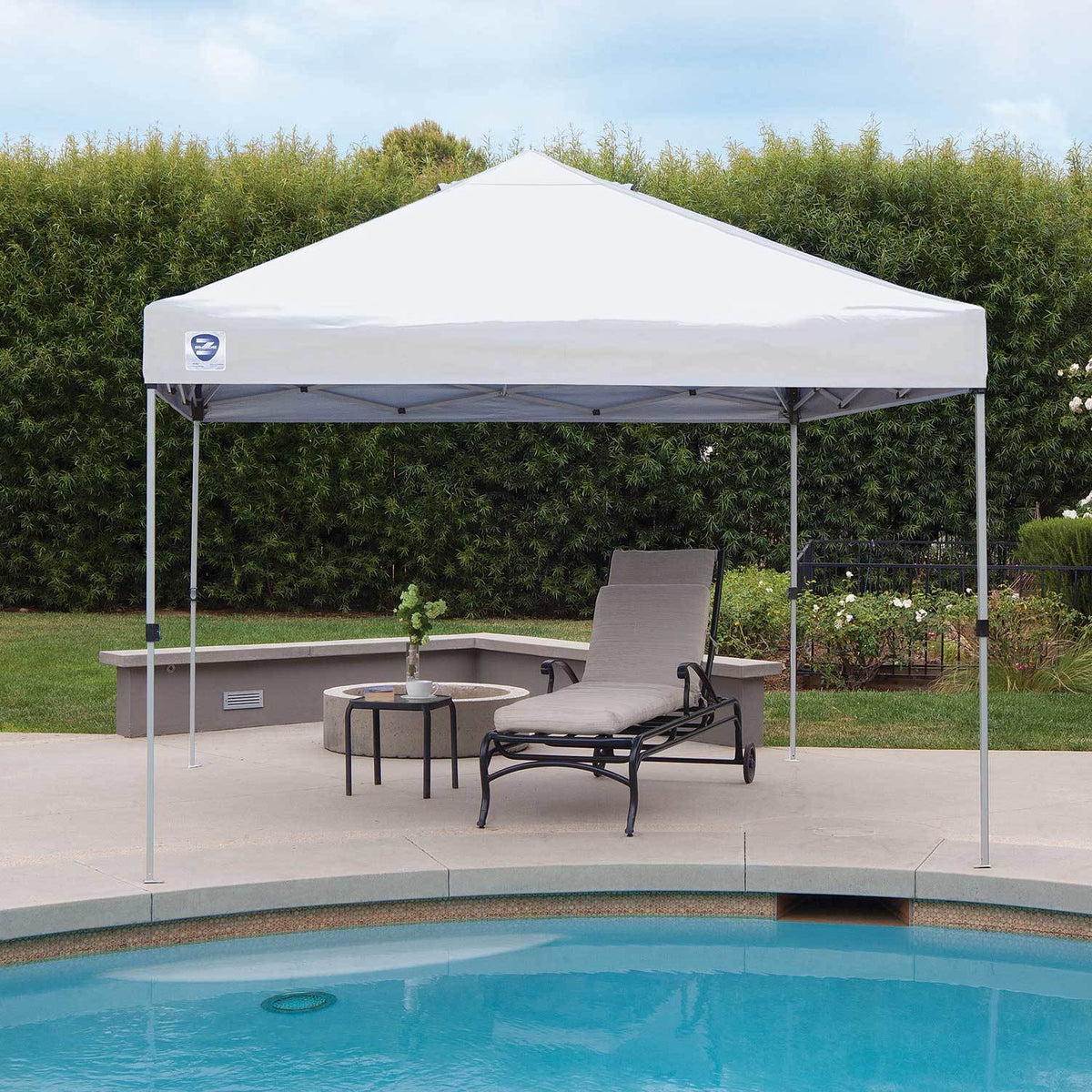Z-Shade 10' x 10' Peak Canopy Straight Leg Instant Shade Tent Shelter (2 Pack)