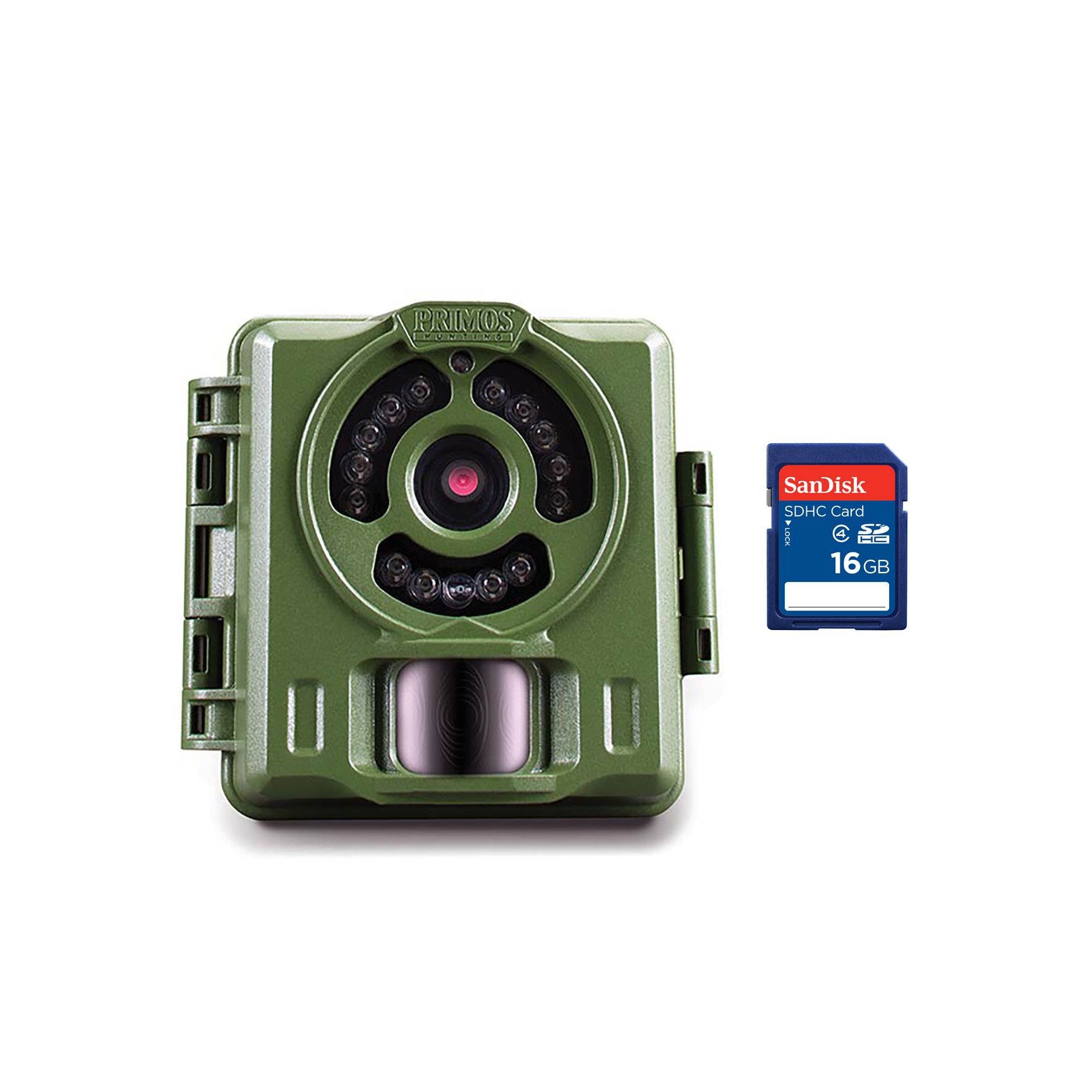 Primos Hunting Bullet Proof 2 8MP Low Glow HD Game Trail Camera with SD Card