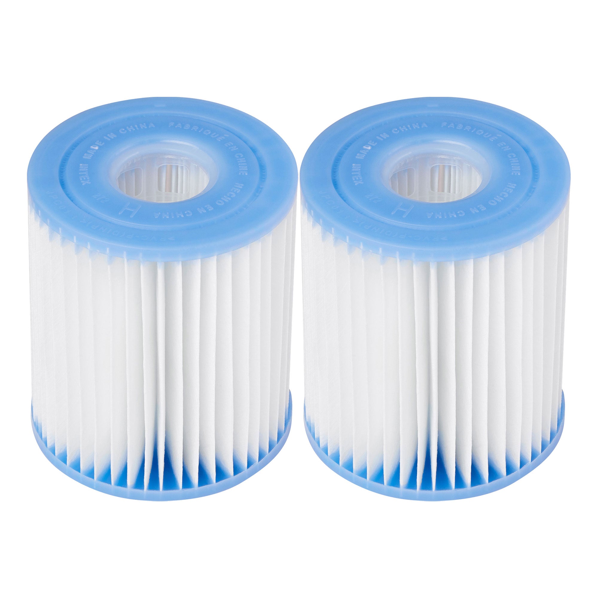 Intex Swimming Pool Easy Set Filter Cartridge Replacement - Type H (2 Pack) - VMInnovations