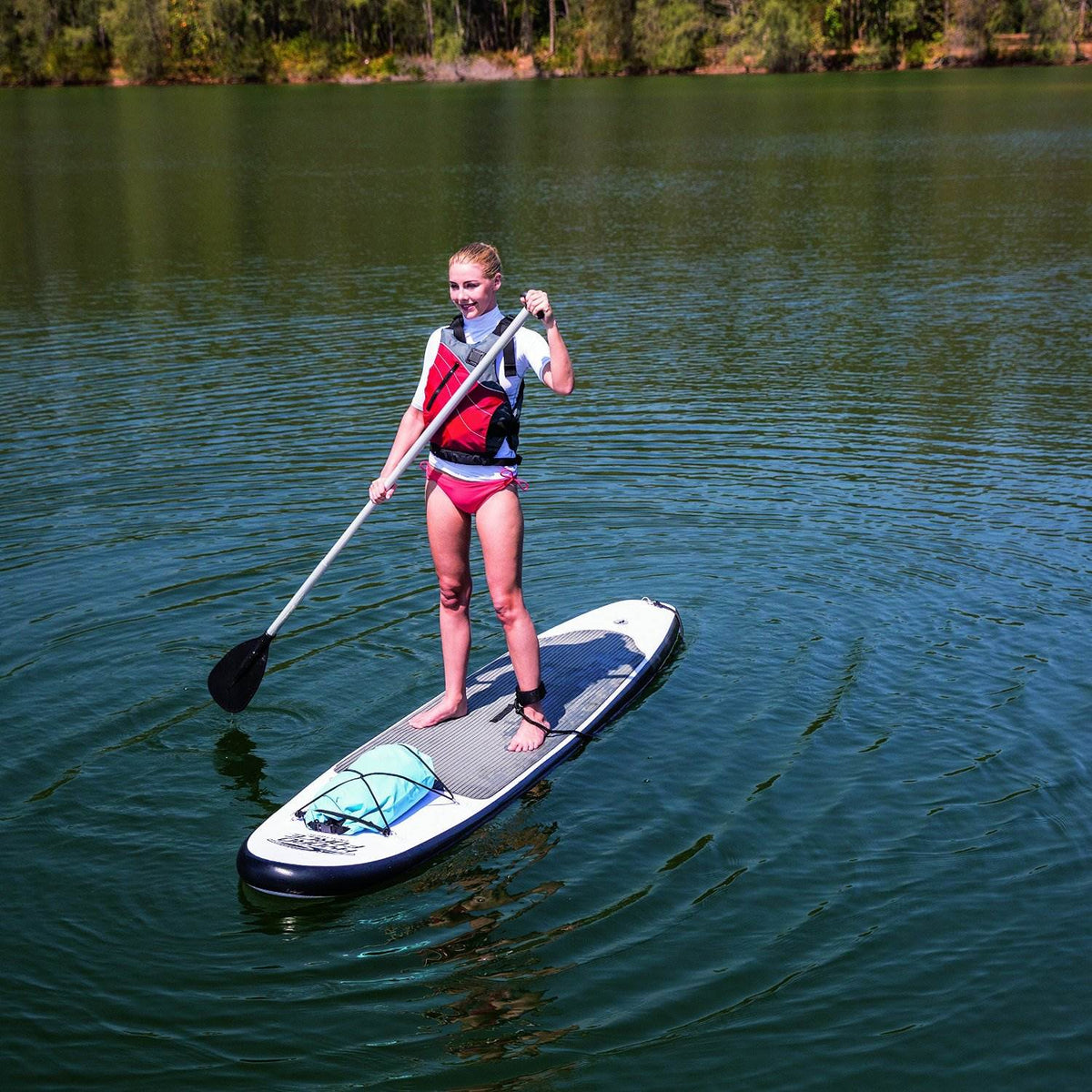 Bestway Inflatable Hydro-Force Wave Edge 122 Inch Stand Up Paddle Board (5 Pack)
